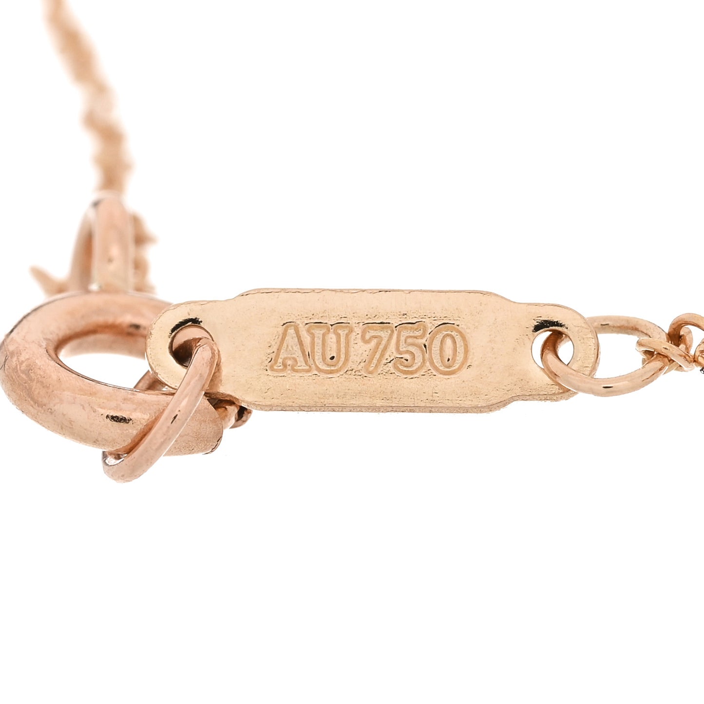 18K Rose Gold Infinity Endless Bracelet