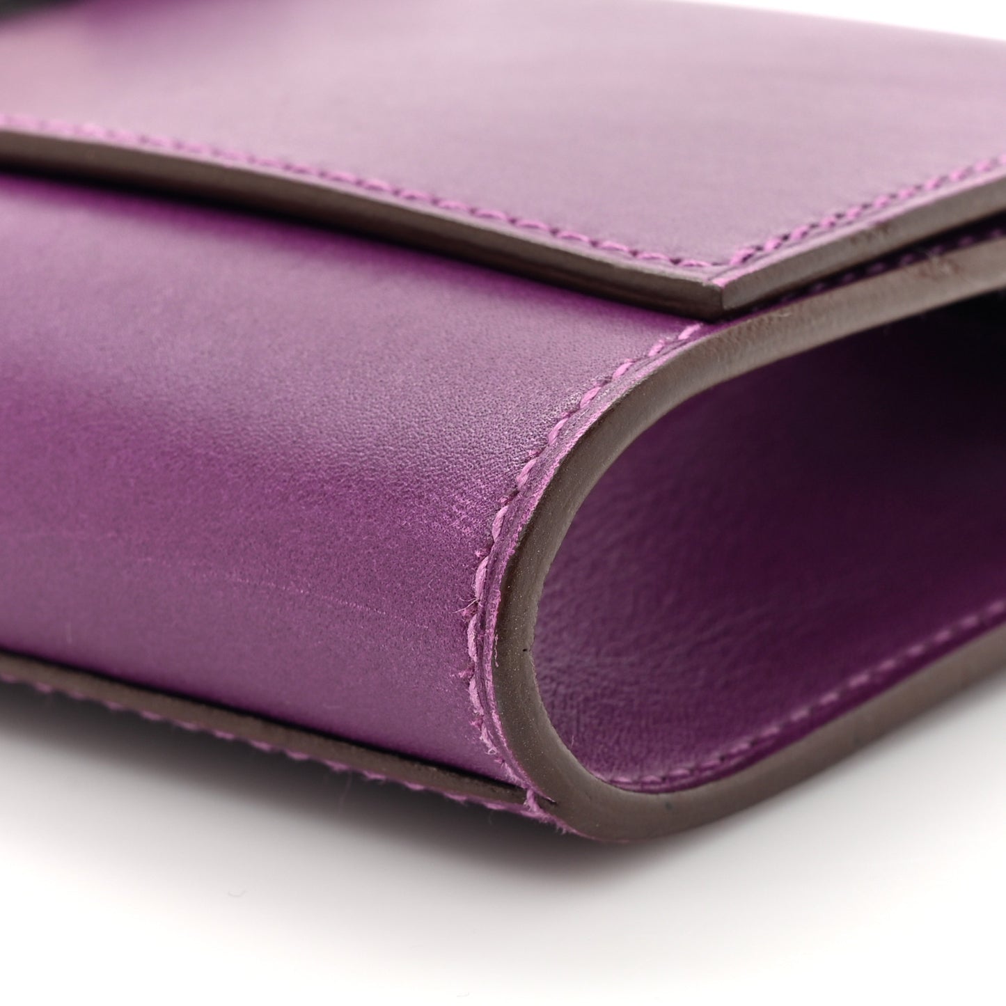 Tadelakt Medor 23 Clutch Violet