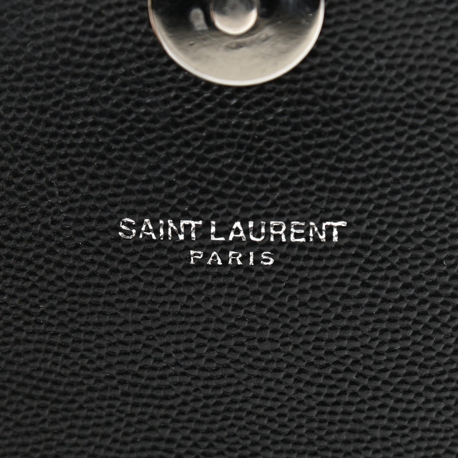 Saint Laurent Grain De Poudre Textured Mixed Matelasse Large Triquilt Monogram Monochrome Satchel Black 5 of 16