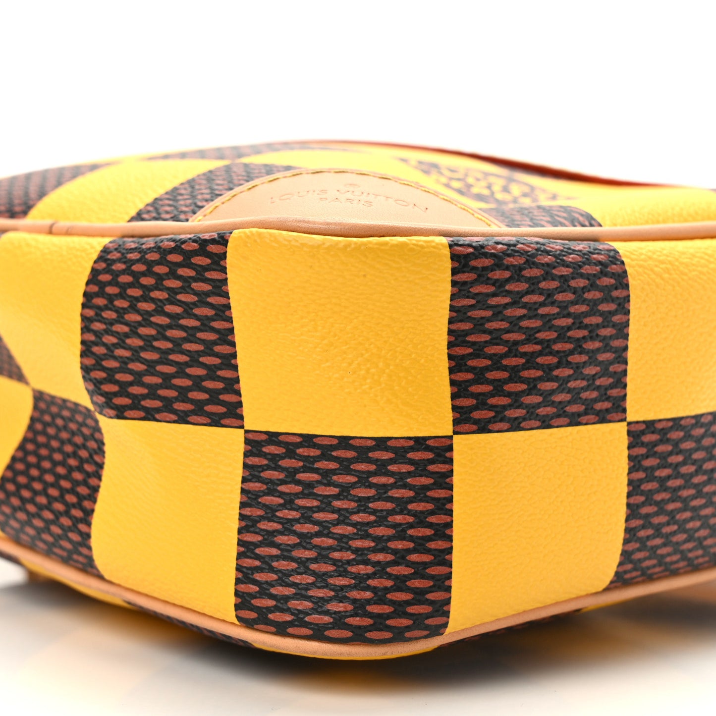 Damier Pop Chess Messenger Jaune Mat