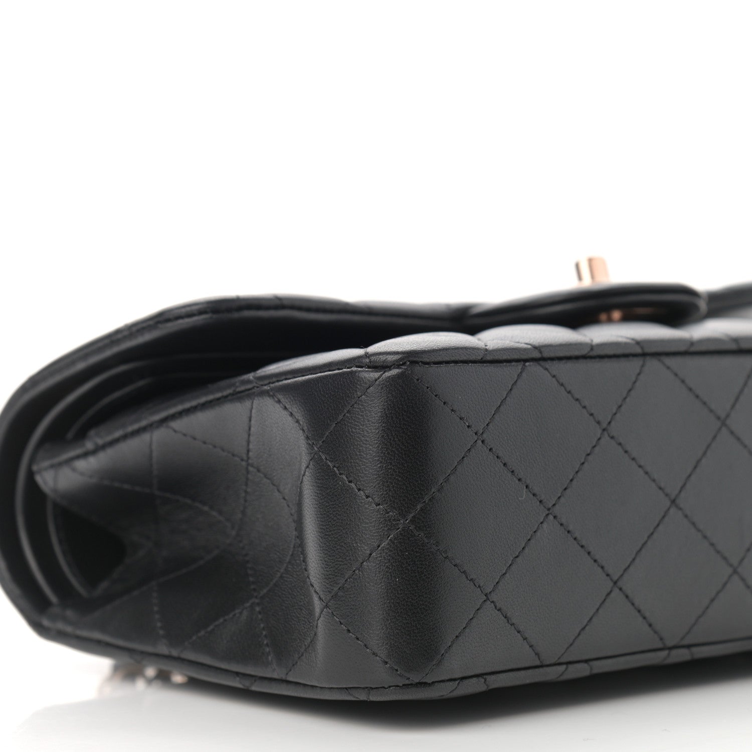 Chanel Lambskin Quilted Small Double Flap Black 5 of 16