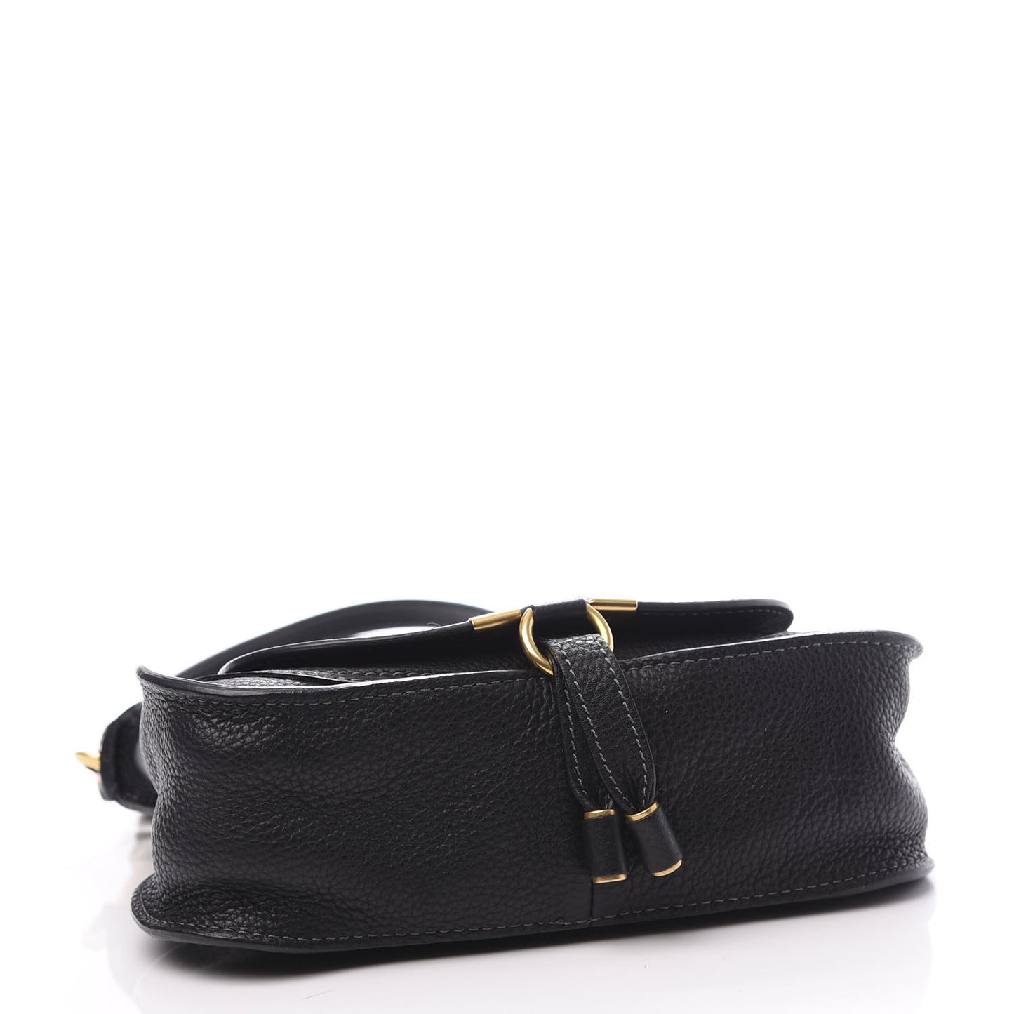 Calfskin Baby Marcie Satchel Black