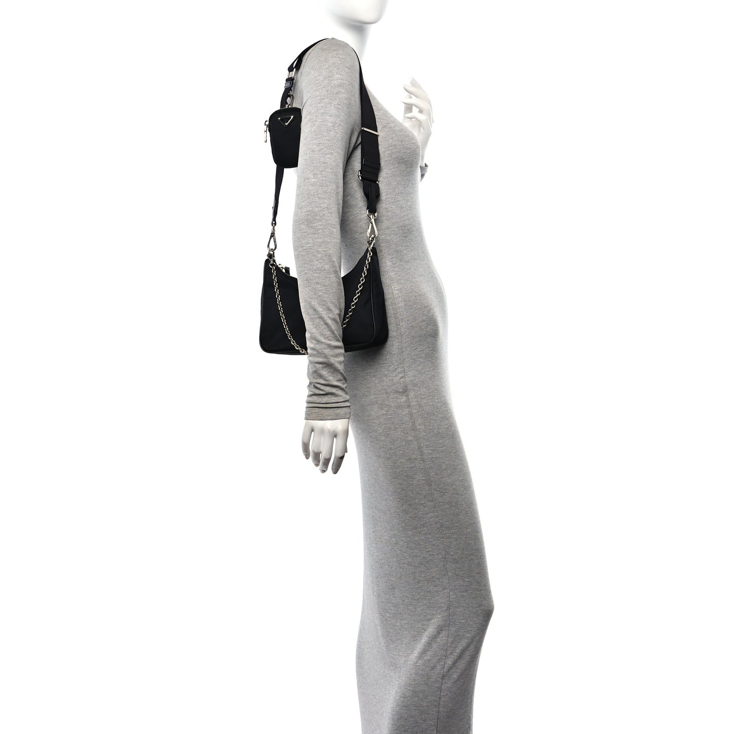 Nylon Re-Edition 2005 Shoulder Bag Black