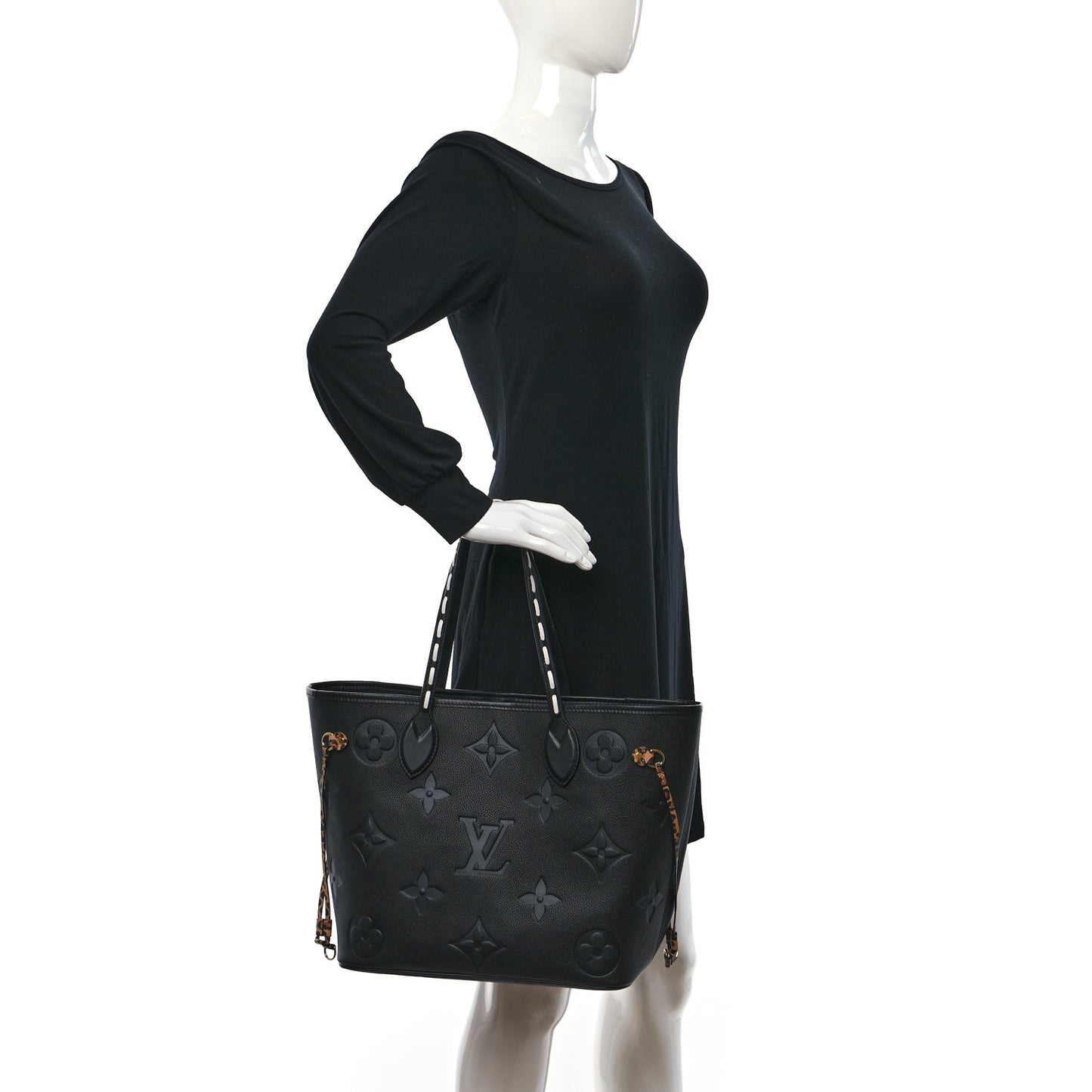Empreinte Monogram Giant Wild at Heart Neverfull MM Black