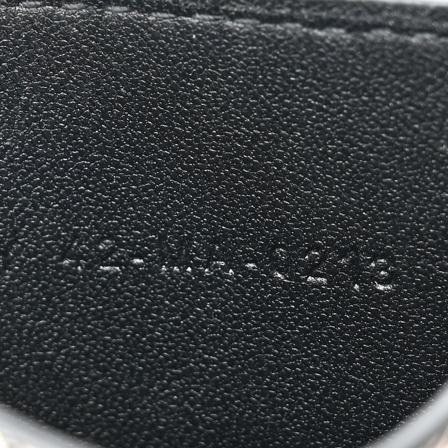 Calfskin Plan De Paris Print Card Holder White Black