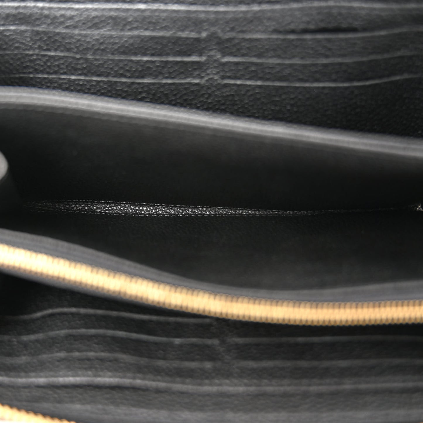 Empreinte Monogram Giant Zippy Wallet Black Beige