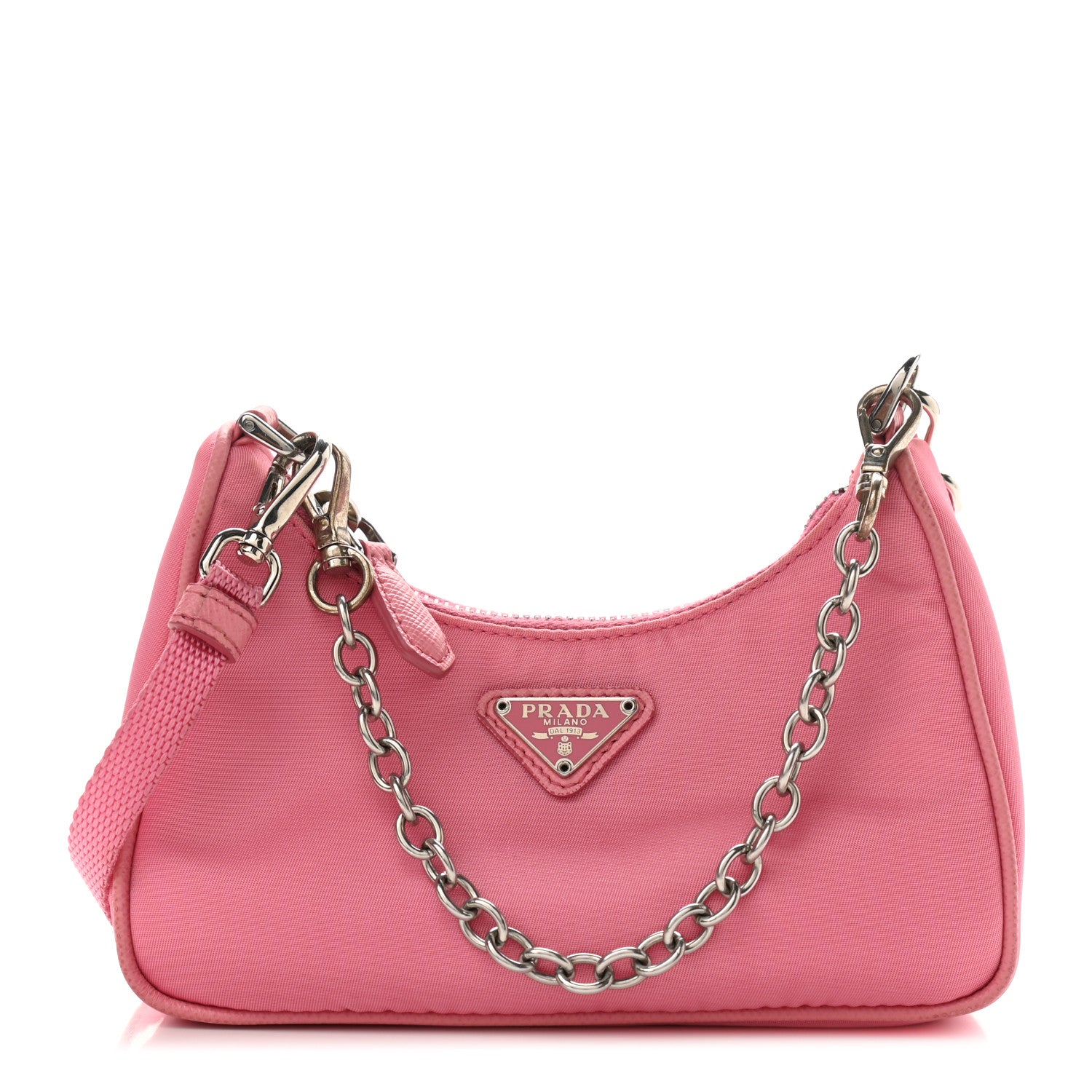 Prada Tessuto Nylon Saffiano Mini Re-Edition 2000 Shoulder Bag
