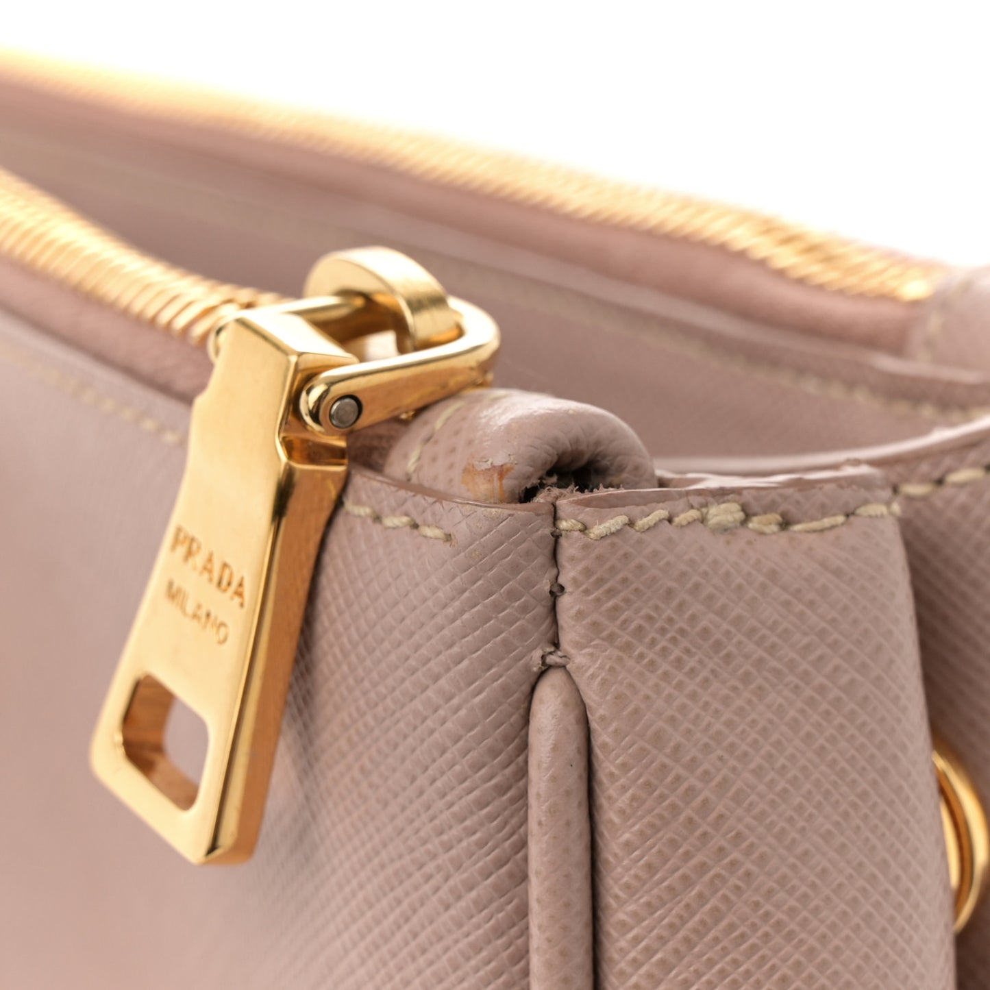 Saffiano Large Galleria Double Zip Tote Cammeo