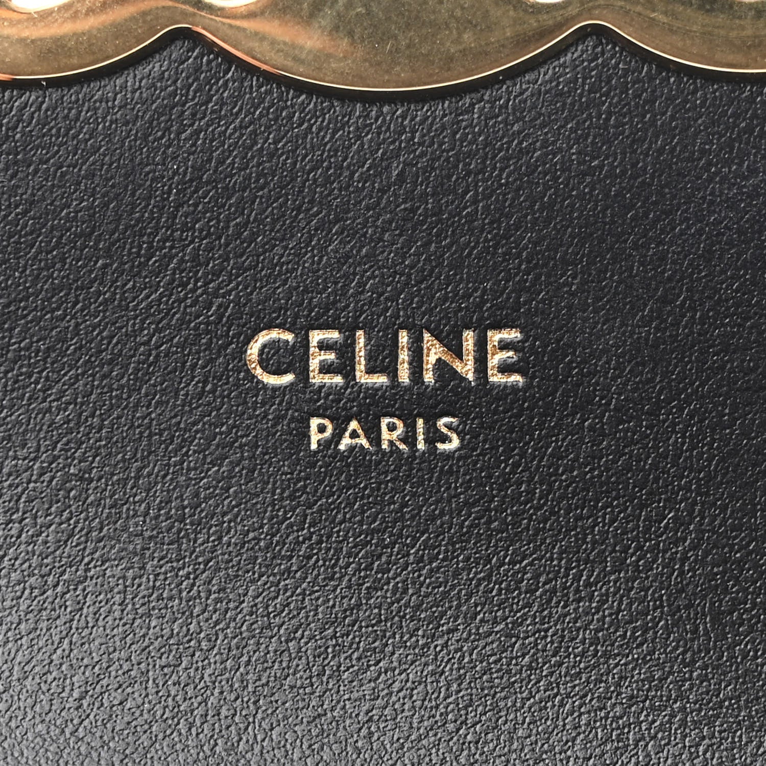 Celine Shiny Calfskin Mini Triomphe Black 5 of 11