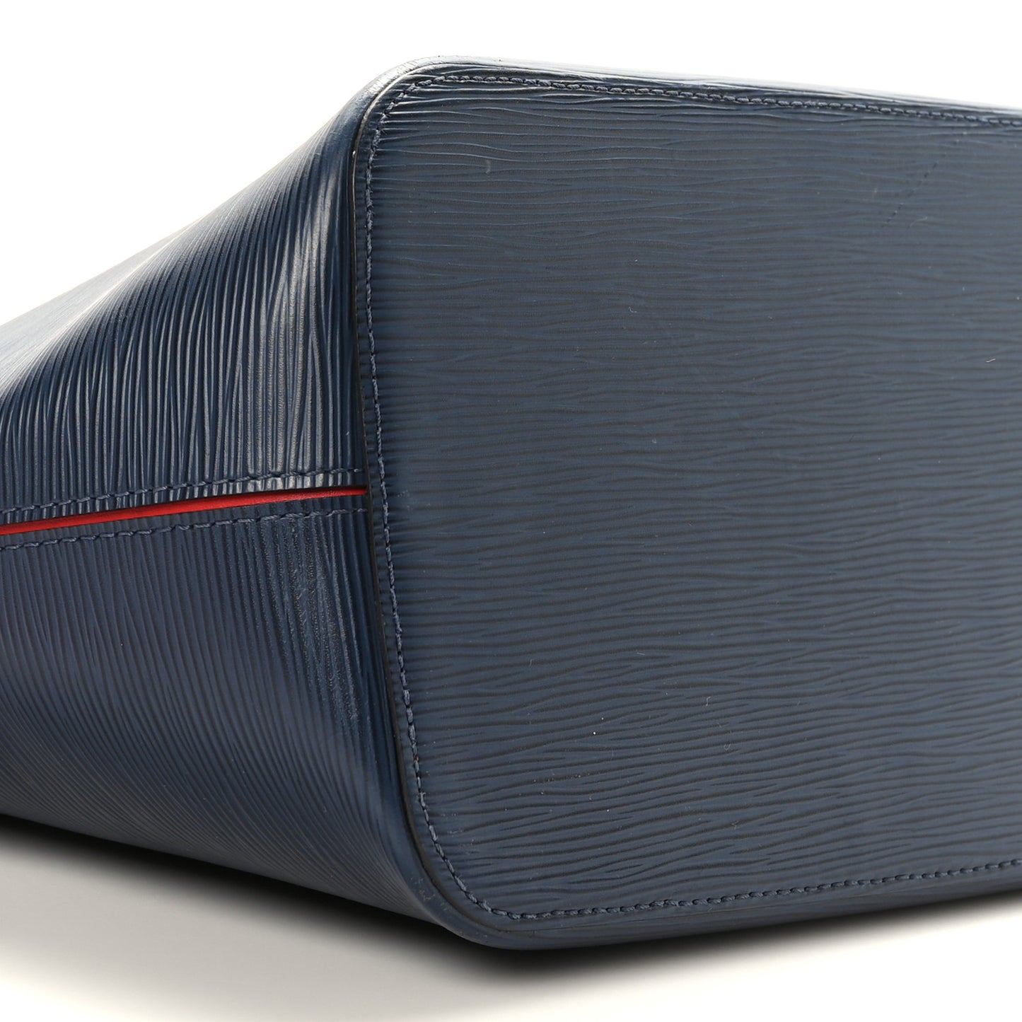 Epi Neverfull MM Indigo Coquelicot