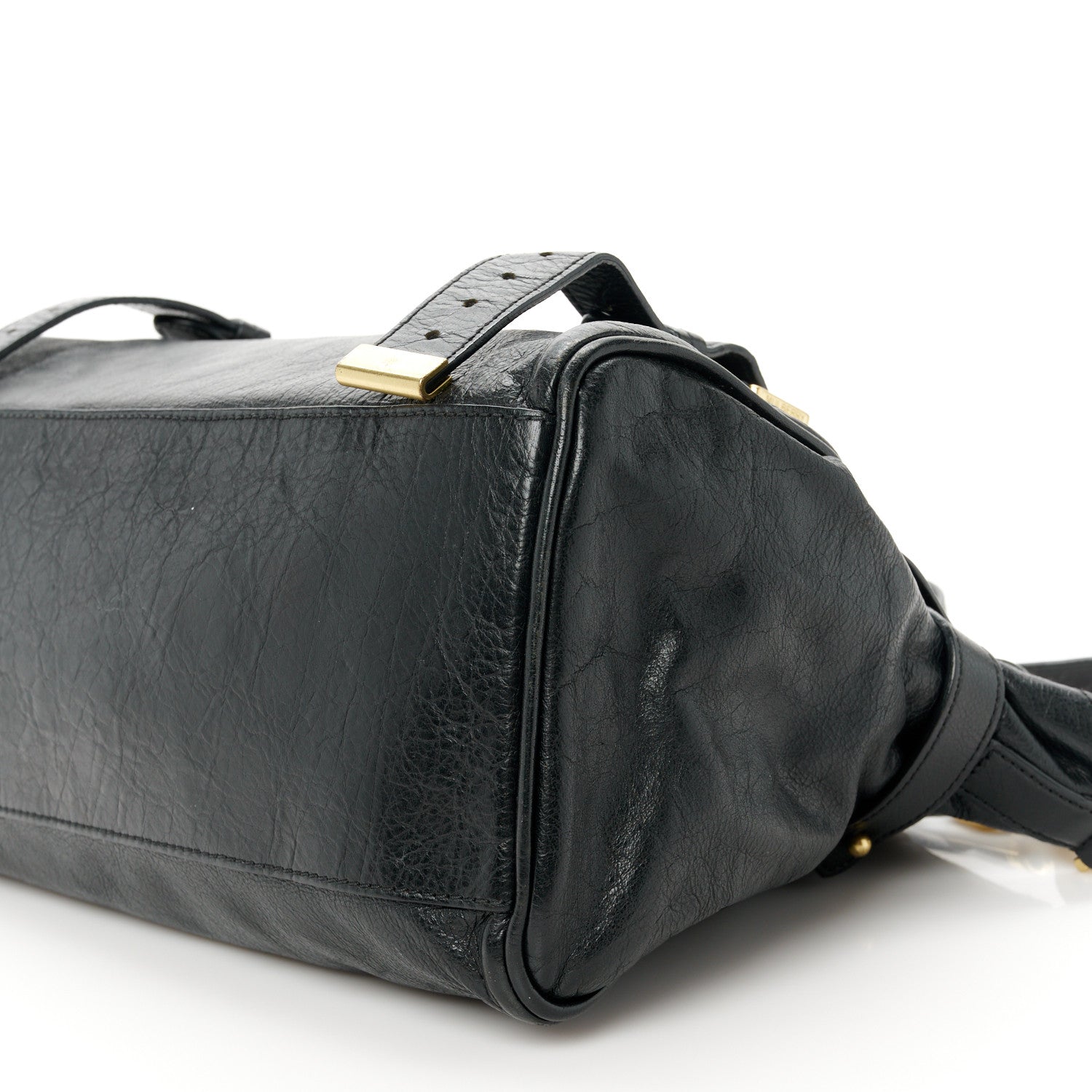 Mulberry Polished Buffalo Medium Alexa Black 11 of 12