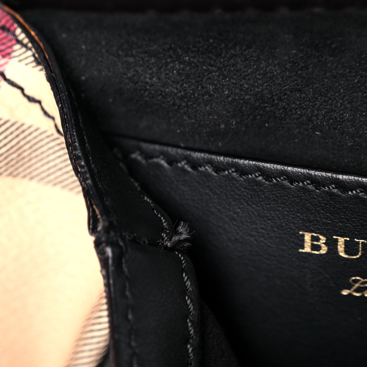 Burberry Haymarket Check Baby Bridle Saddle Bag Dark Clove Brown 12 of 20