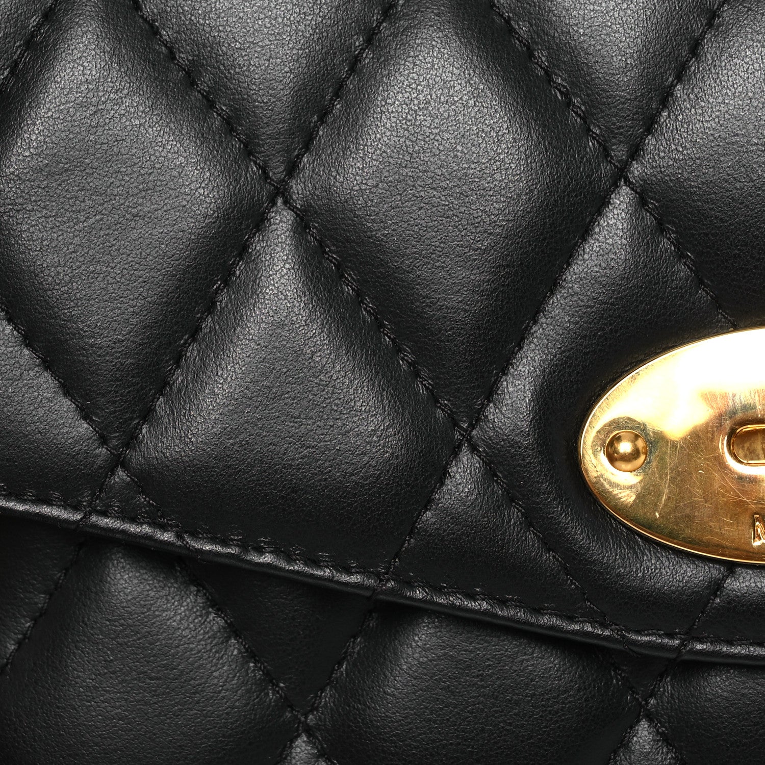 Mulberry Smooth Calfskin Quilted Small Darley Shoulder Bag Black 8 of 13