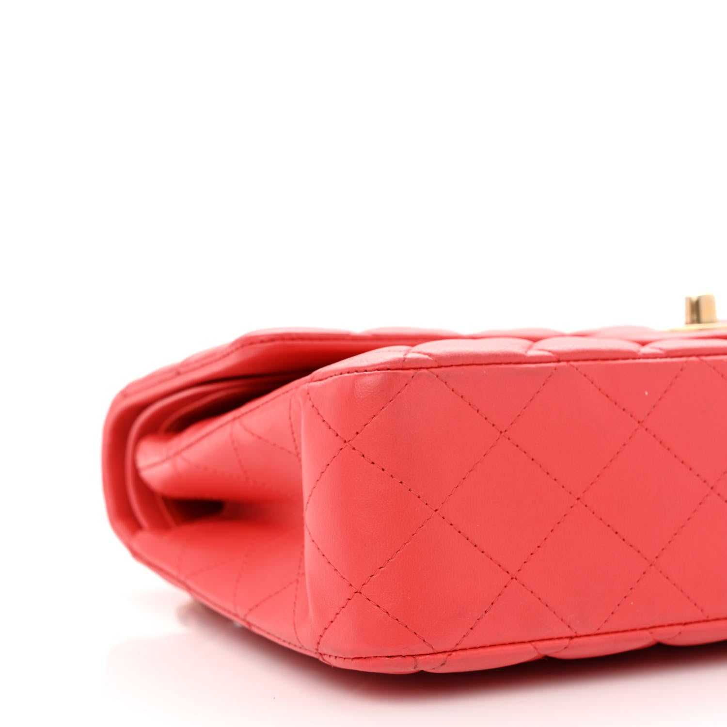 Chanel Lambskin Quilted Medium Double Flap Red 9 of 12
