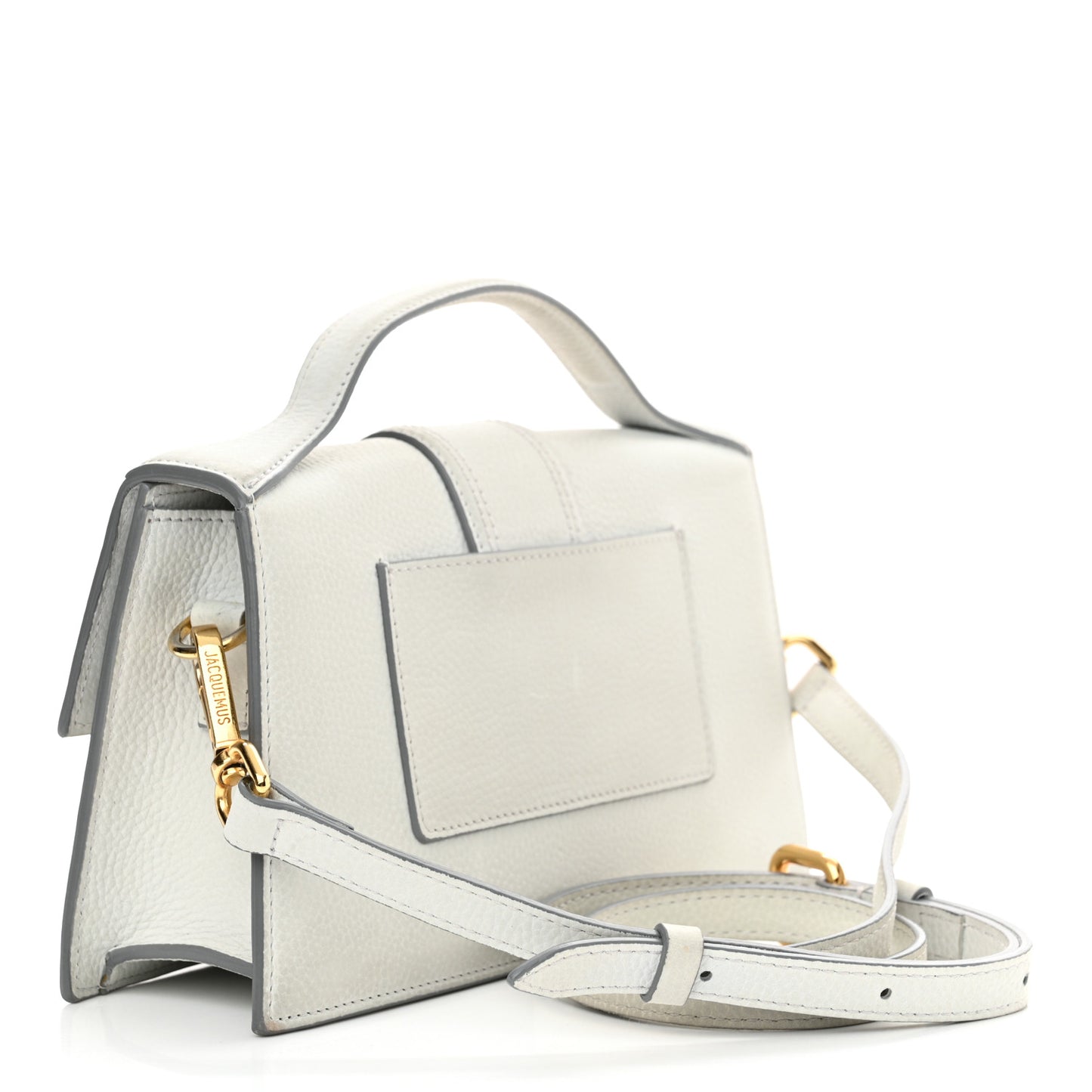 Grained Calfskin Le Grand Bambino Light Grey
