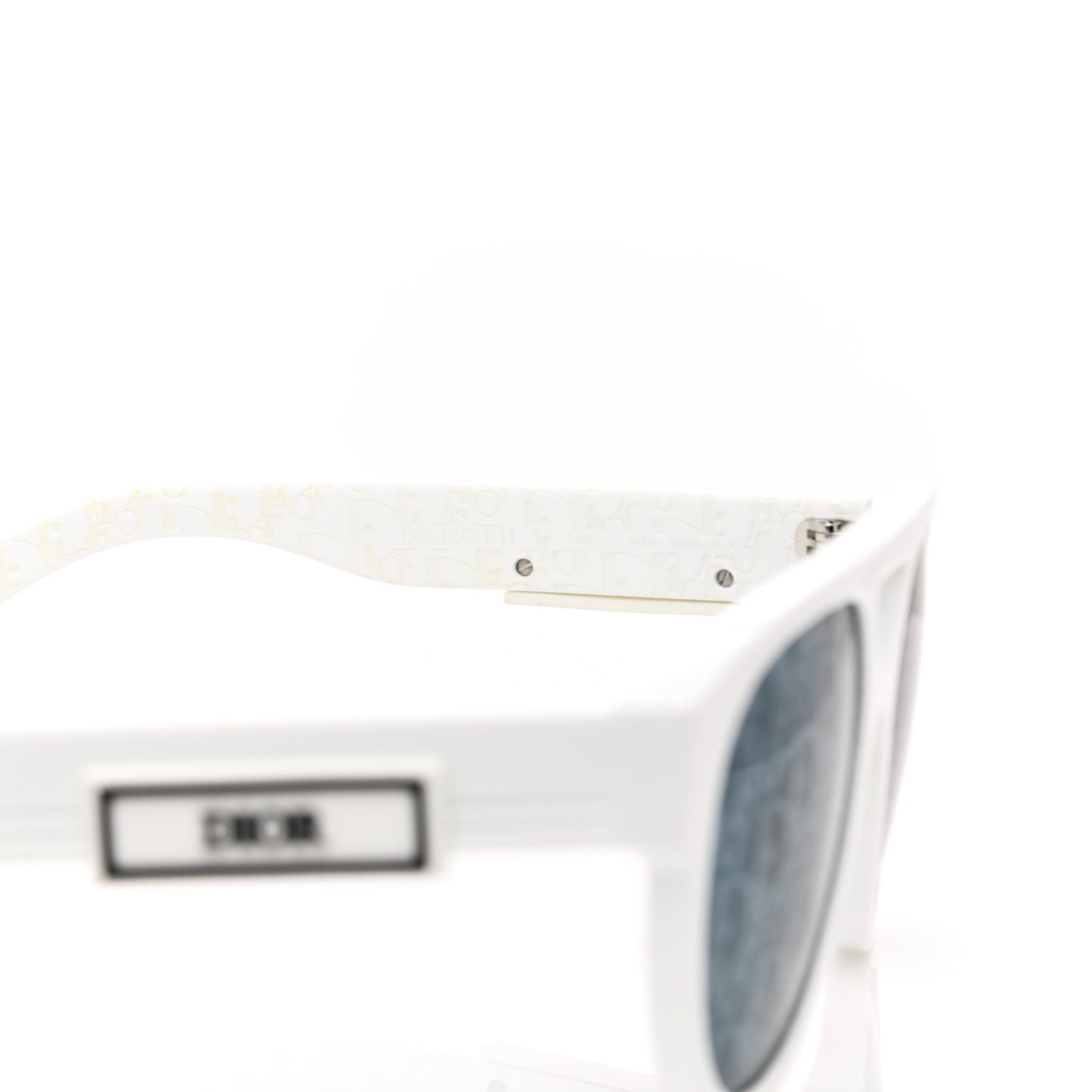 Acetate DiorB23 R1I Oblique Sunglasses White