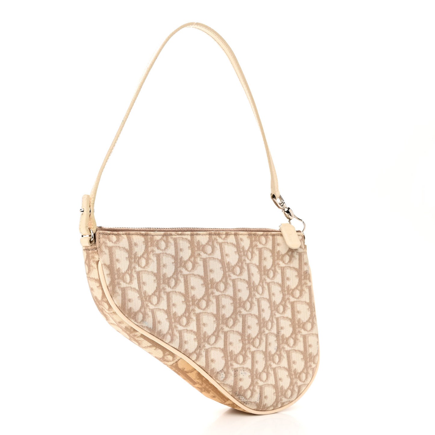 Monogram Vintage Flowers Mini Saddle Bag Beige