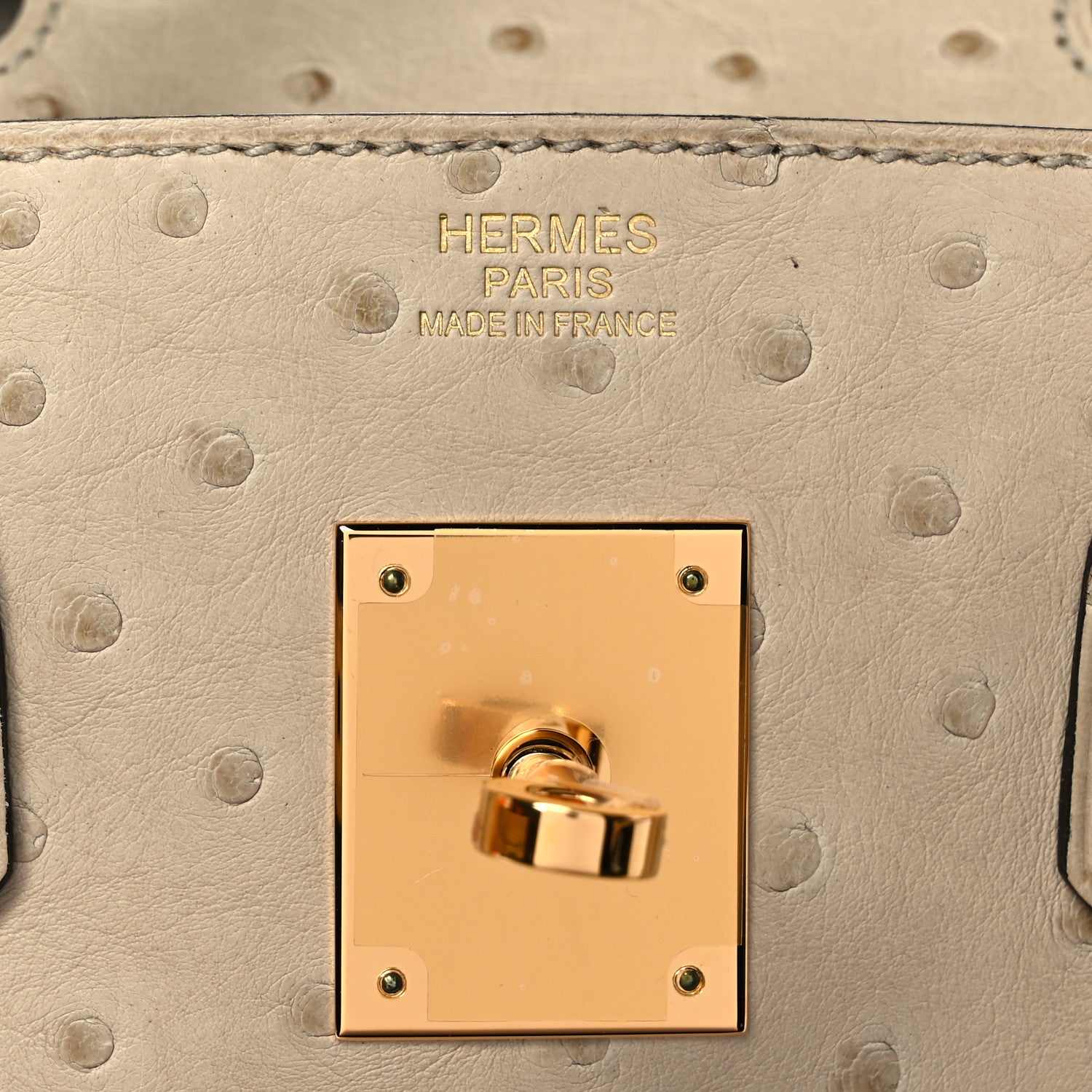Hermes Ostrich Birkin 30 Parchemin 6 of 10