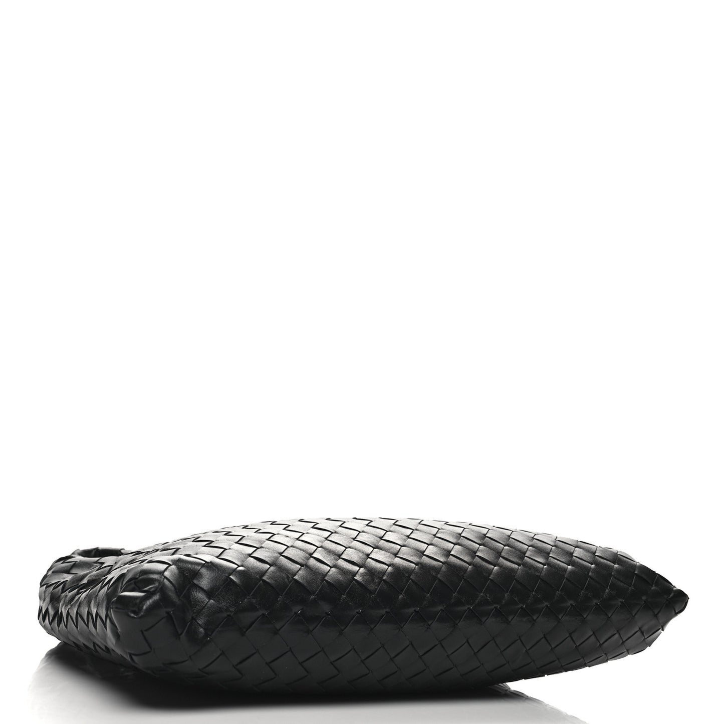 Calfskin Intrecciato Small Hop Black