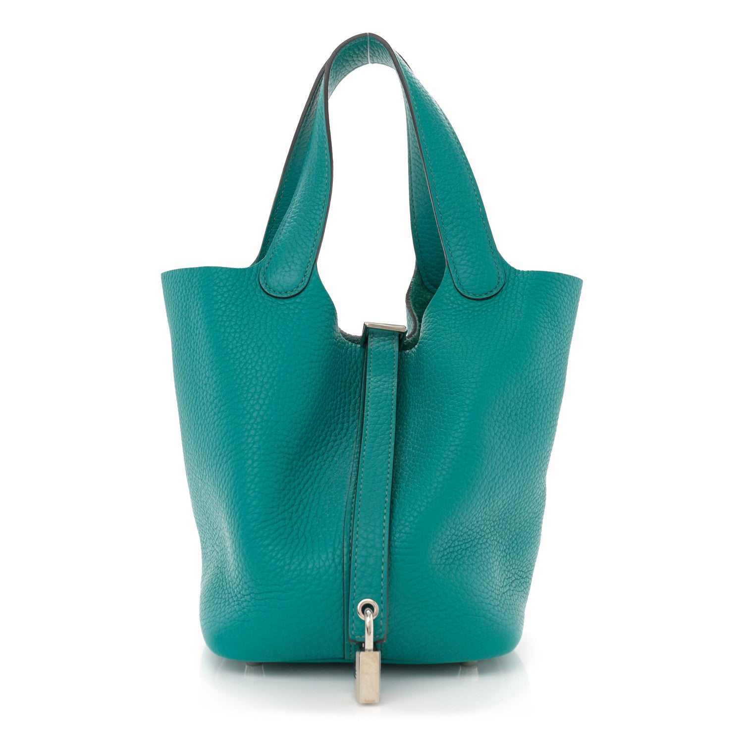 Hermes Taurillon Clemence Picotin Lock 18 PM Bleu Paon 1 of 10