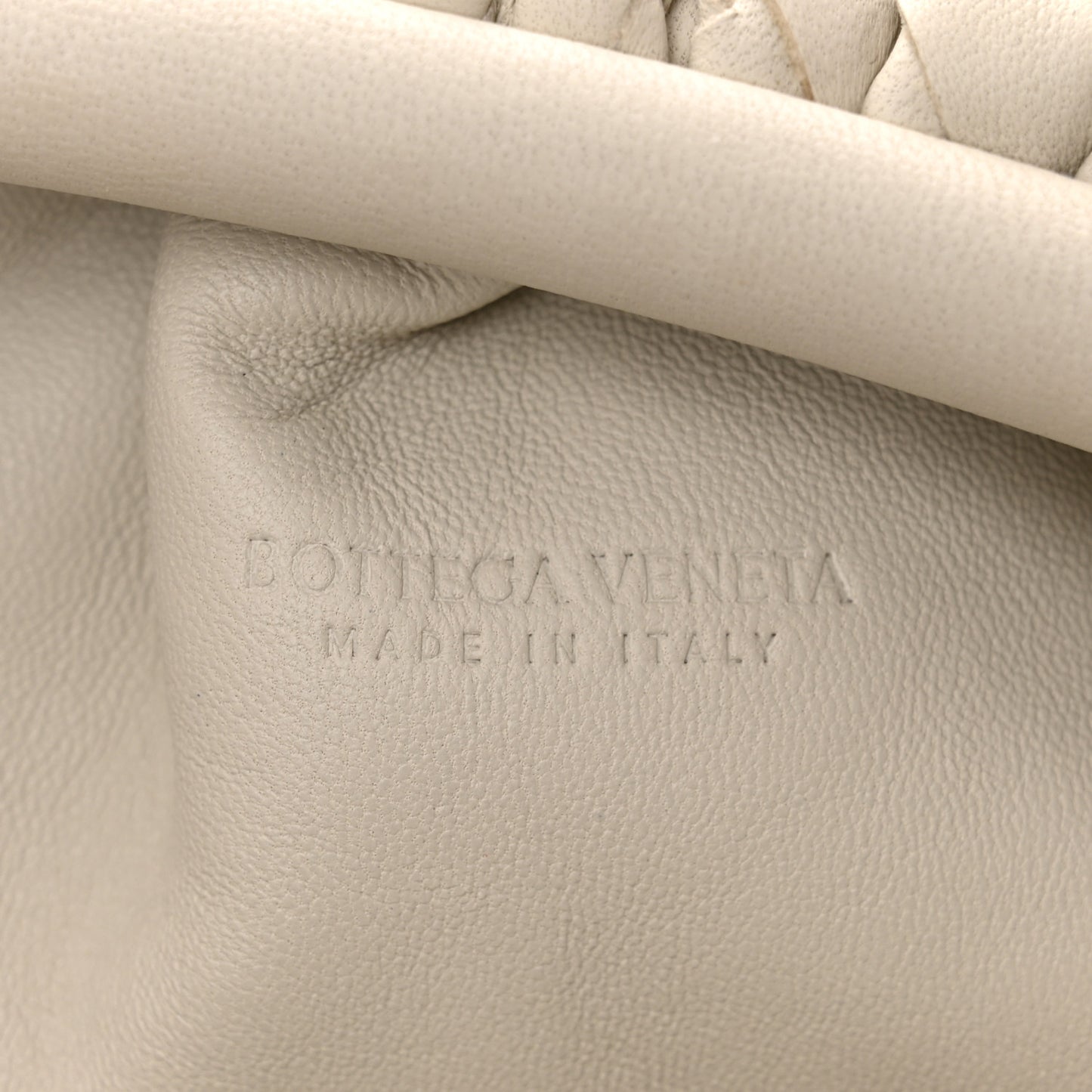 Nappa Intrecciato The Mini Pouch Chalk