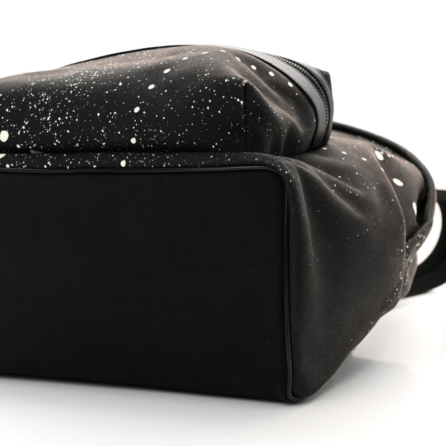 Canvas City Backpack Black White