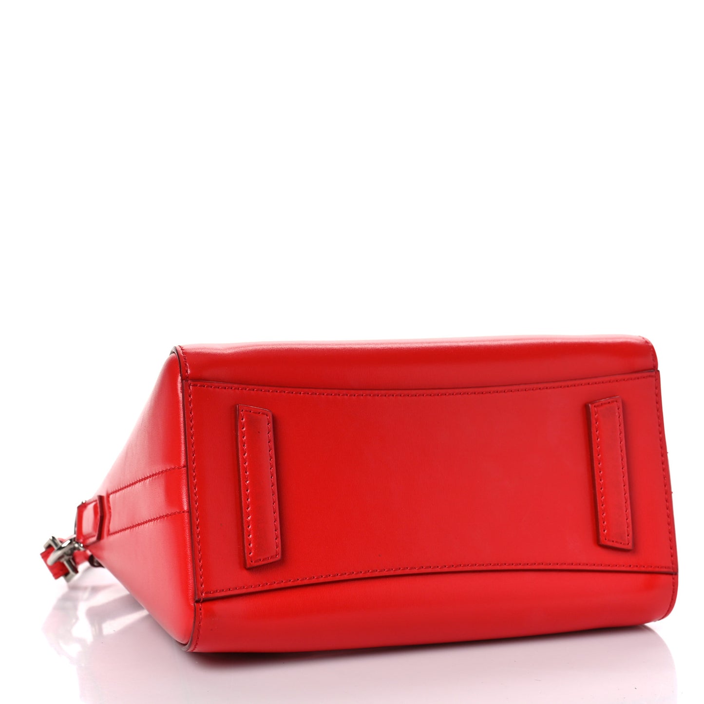 Shiny Lord Calfskin Mini Antigona Red