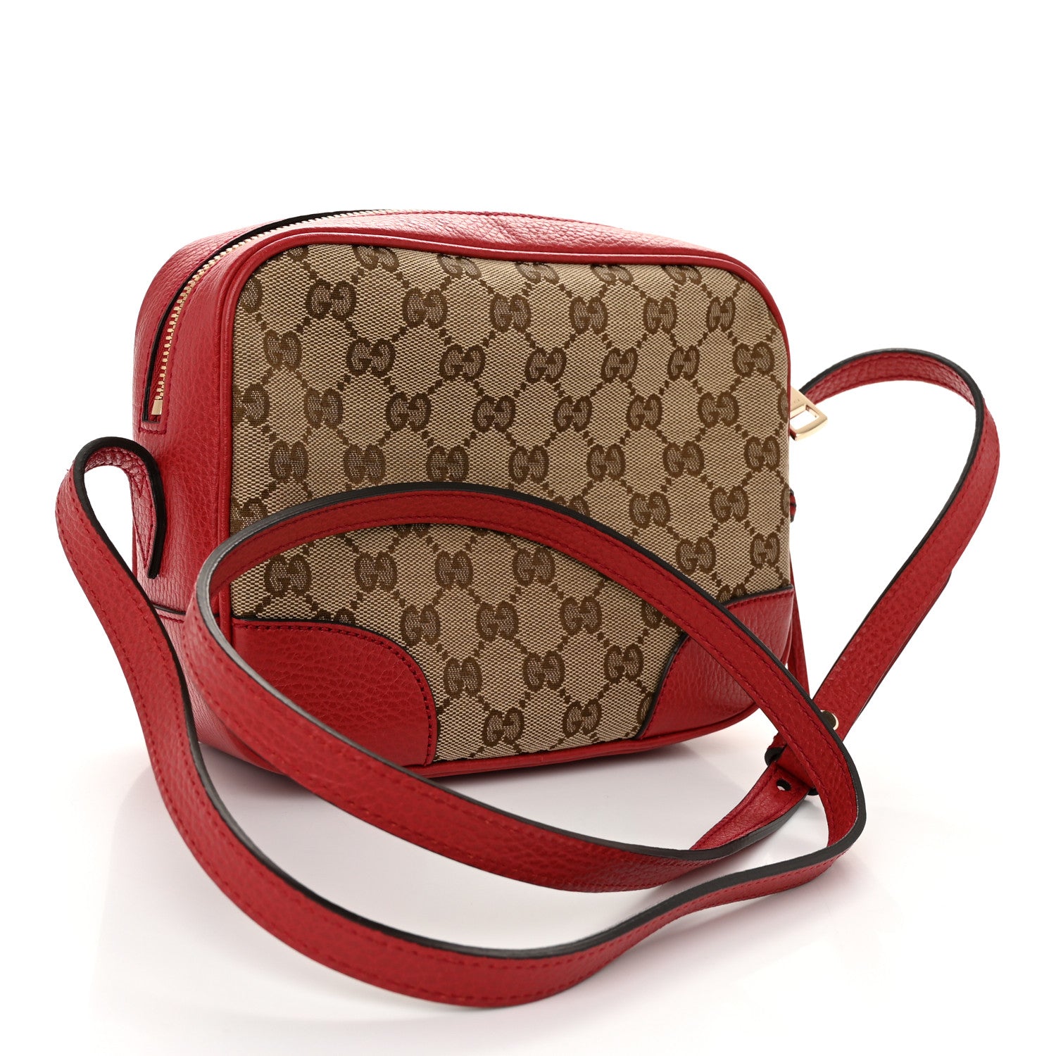Gucci Monogram Mini Bree Messenger Bag Red 3 of 10