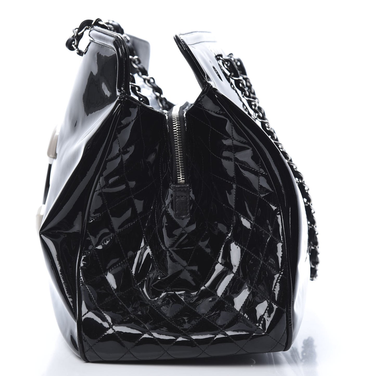 Vinyl XL Lipstick Tote Black