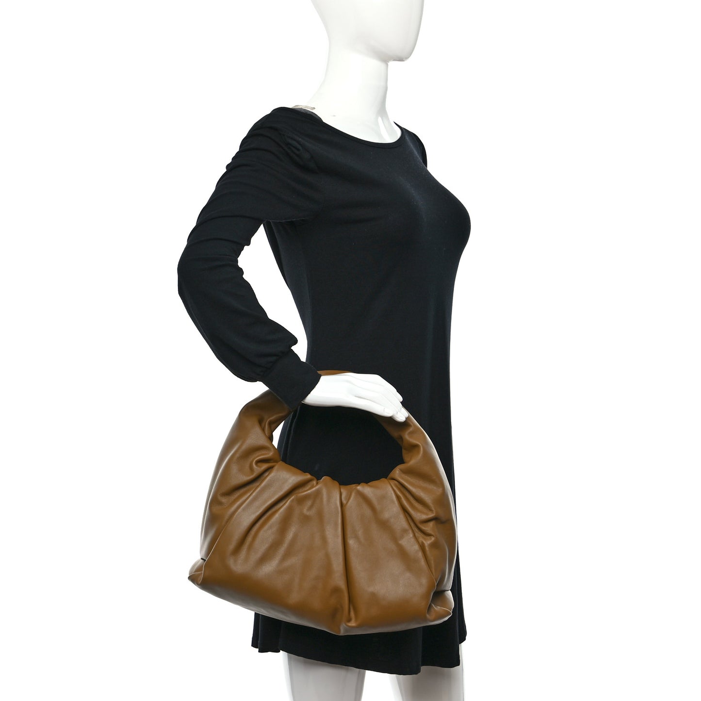 Smooth Butter Calfskin Small The Shoulder Pouch Moutarde