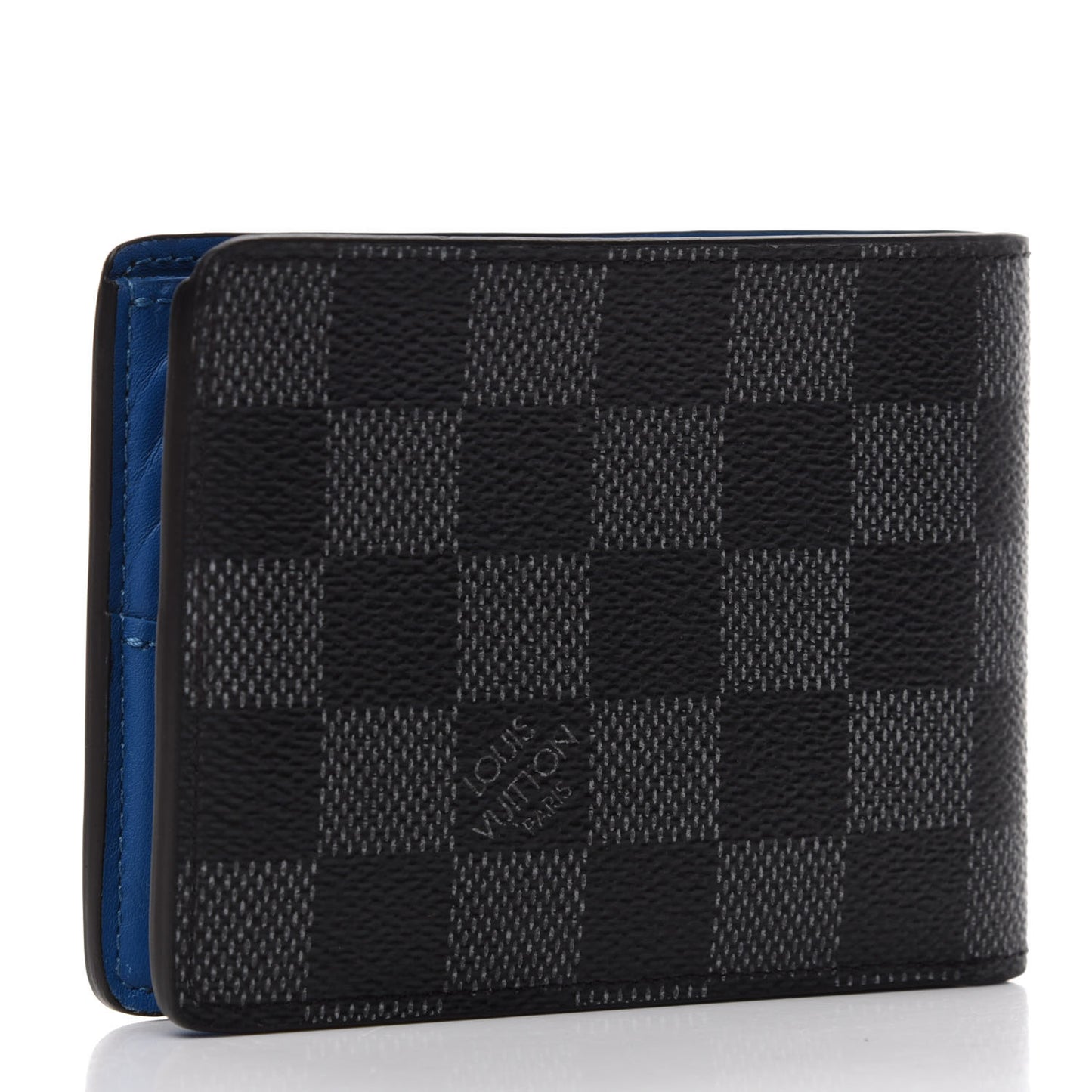 Damier Graphite Stripe Slender Wallet Blue