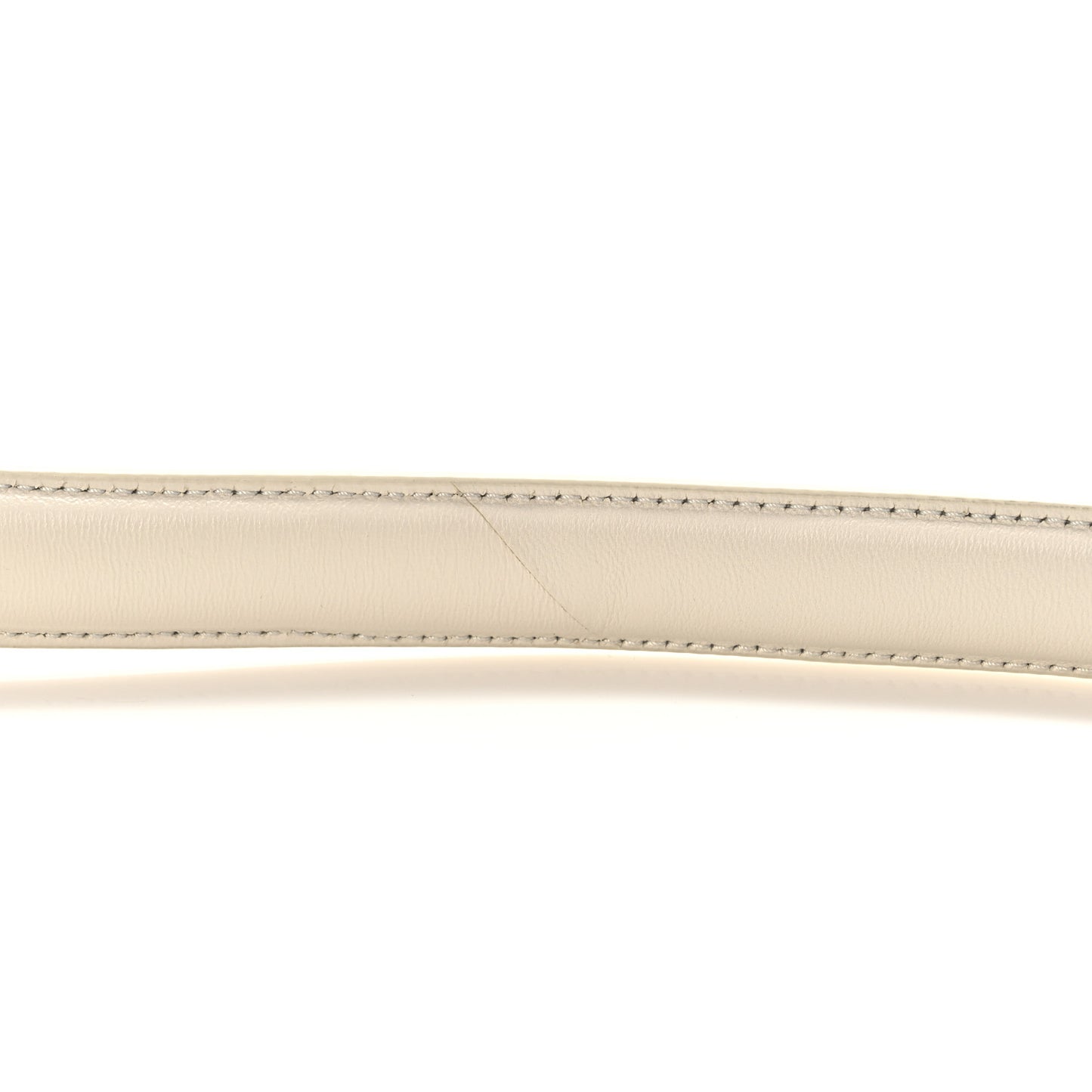 Calfskin Burrow 22 Shoulder Bag Beige