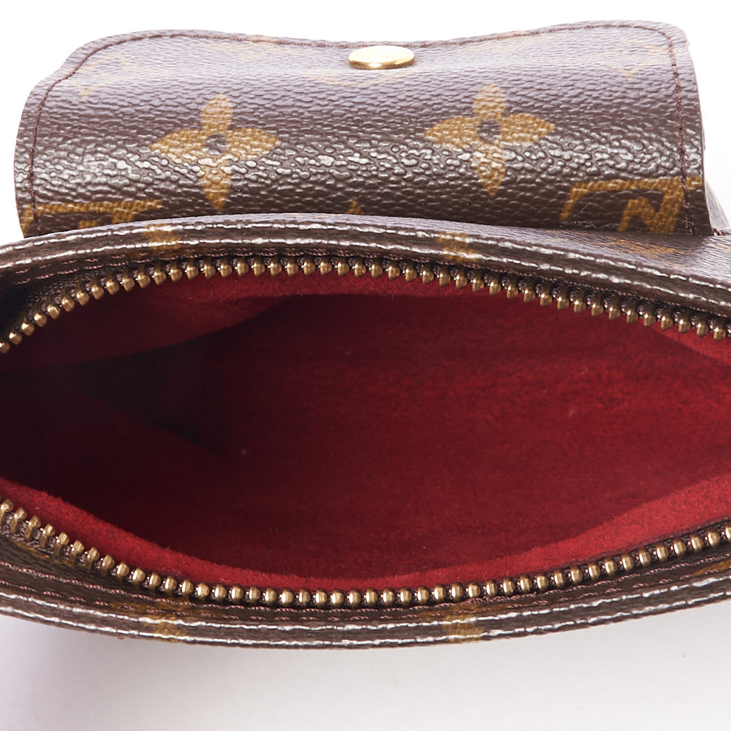 Monogram Partition Wristlet