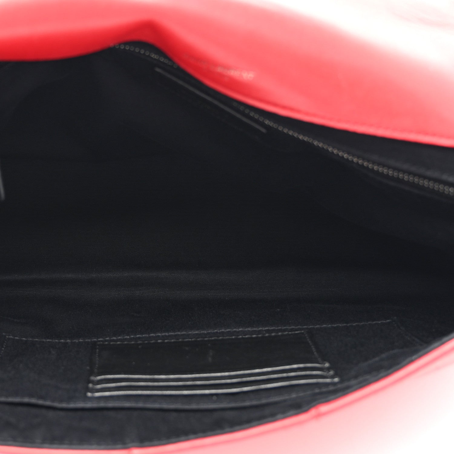 Saint Laurent Lambskin Patchwork Monogram Large Jamie Red 5 of 11