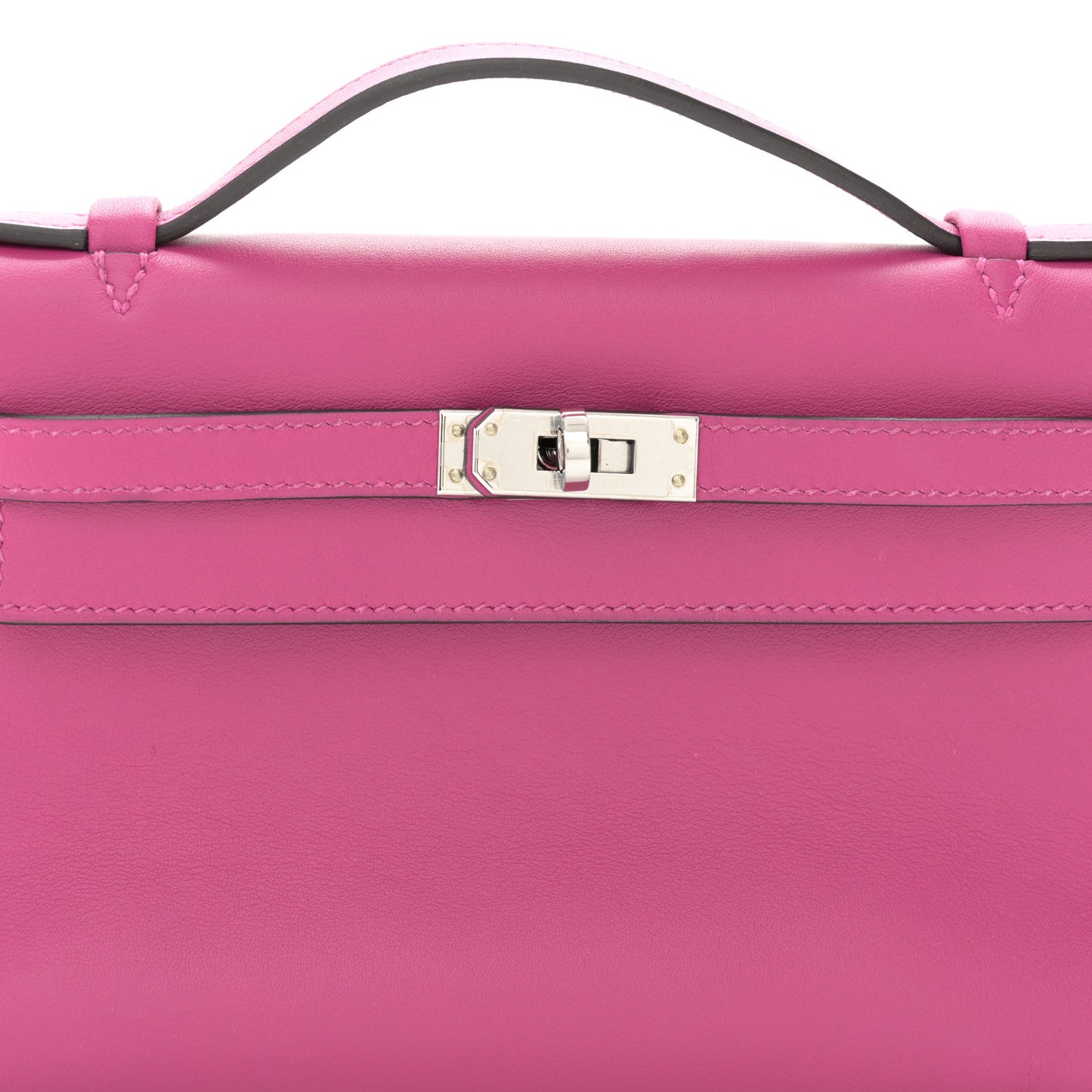 Swift Kelly Pochette Clutch Rose Pourpre