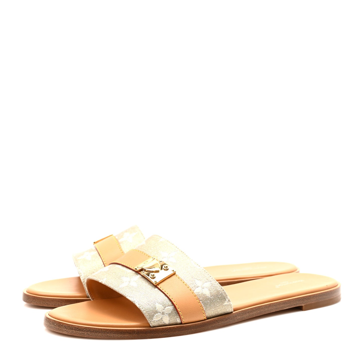 Monoglam Lock It Flat Mule 40 Gold