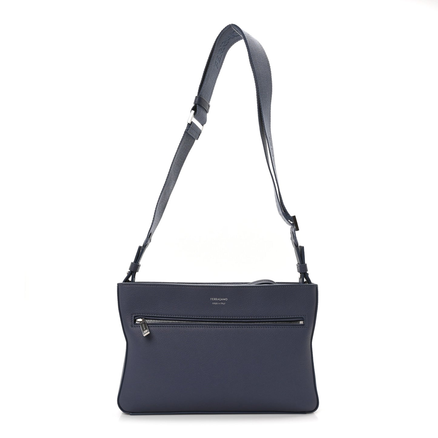 Hammered Calfskin Star Pouch Crossbody Bag Graphite