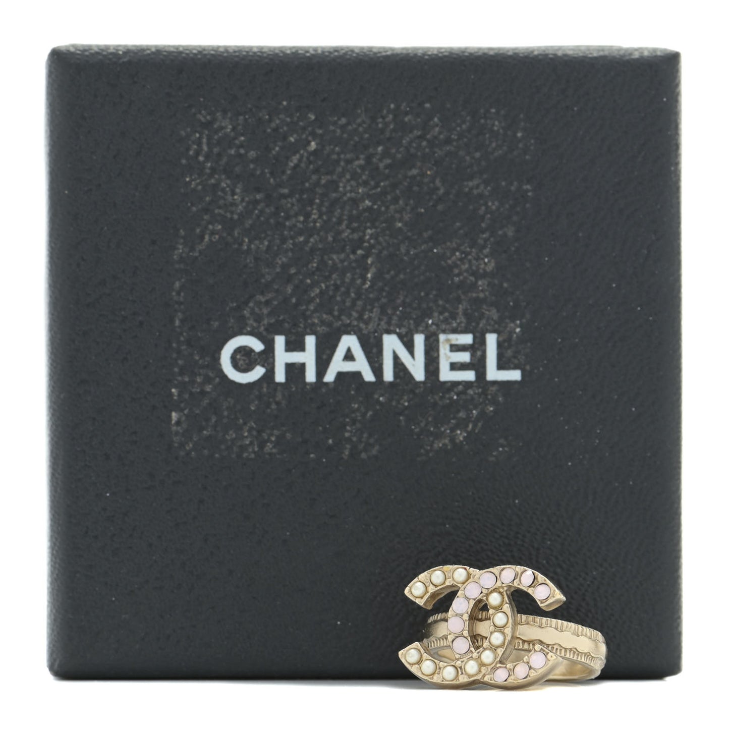 Pearl CC Ring 5.5 Gold Rose Dore
