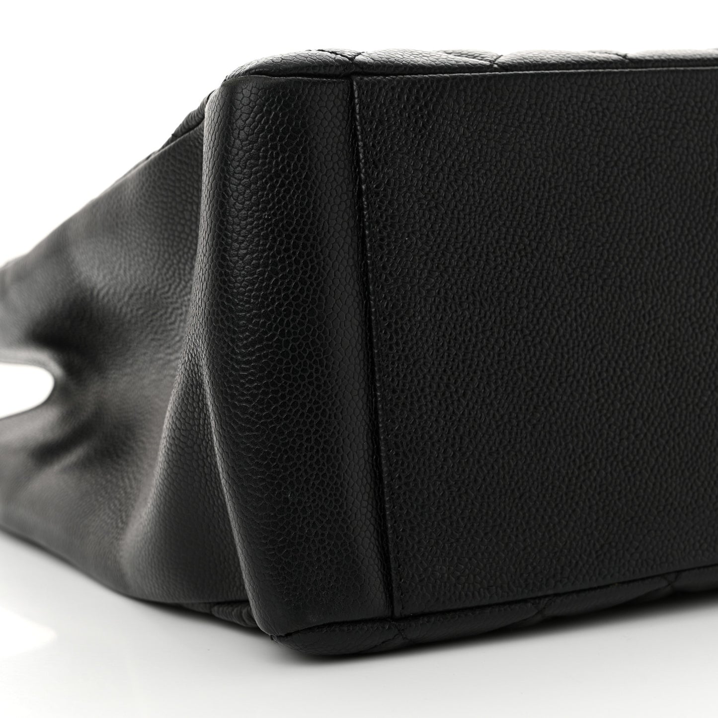 Caviar Quilted Grand Shopping Tote GST Black