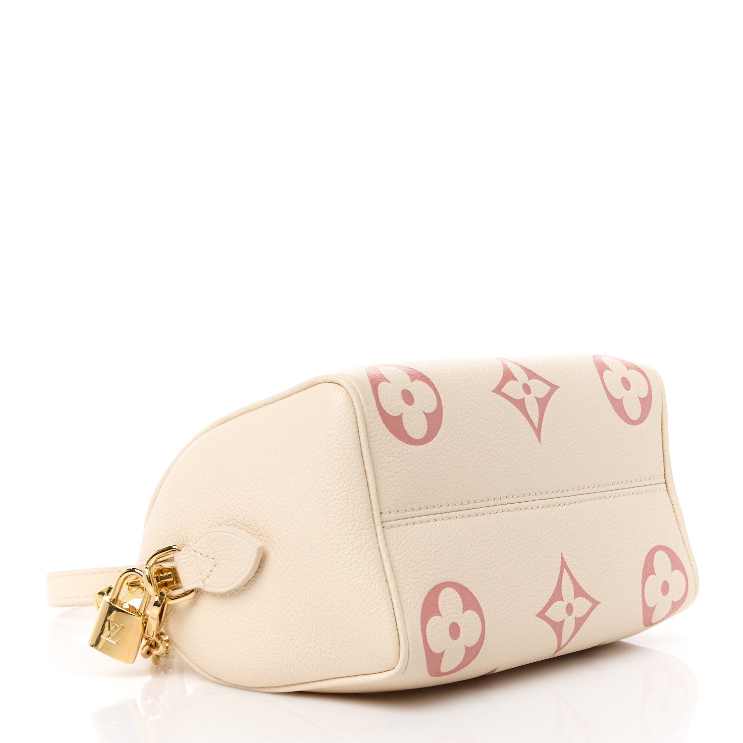 Louis Vuitton Empreinte Monogram Giant Speedy Bandouliere 20 Creme Rose Trianon 4 of 11