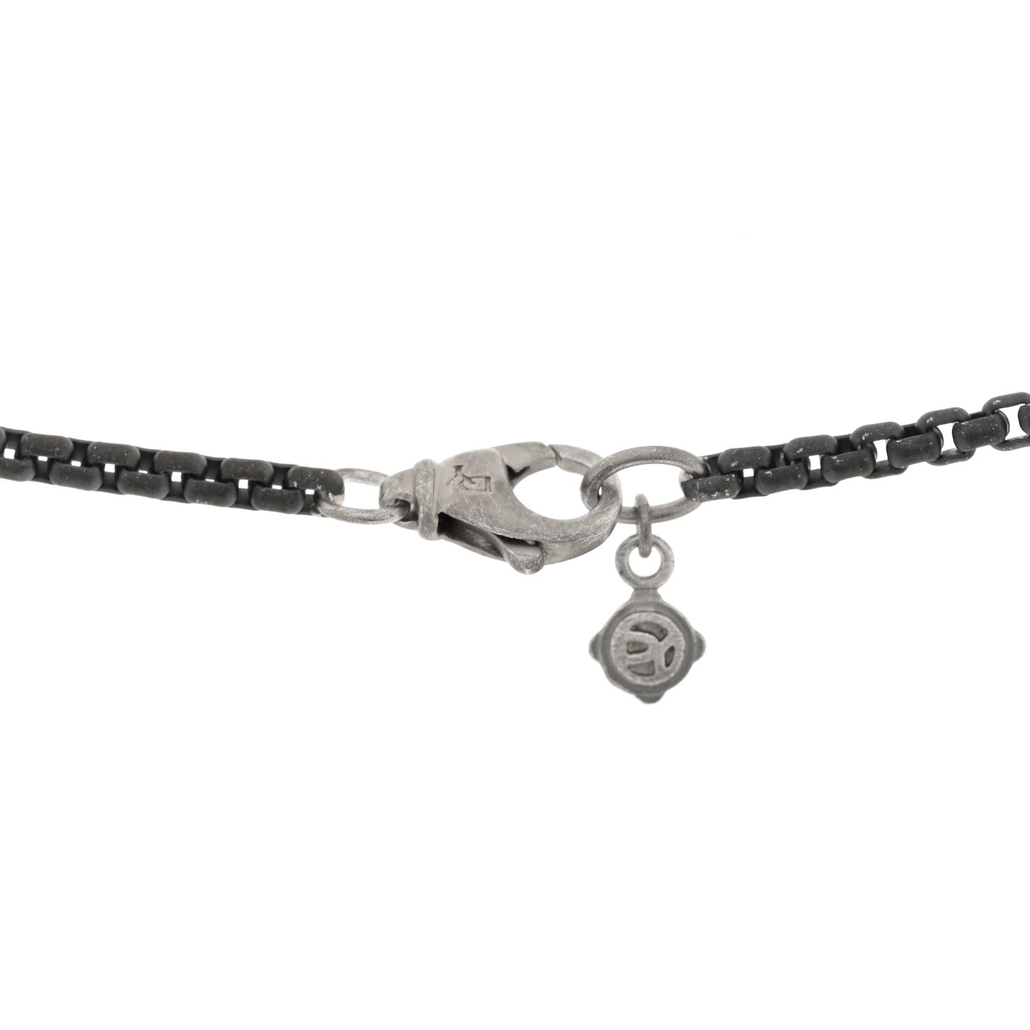 David Yurman Darkened Sterling Silver 2.7mm Box Chain Necklace 16" 4 of 5