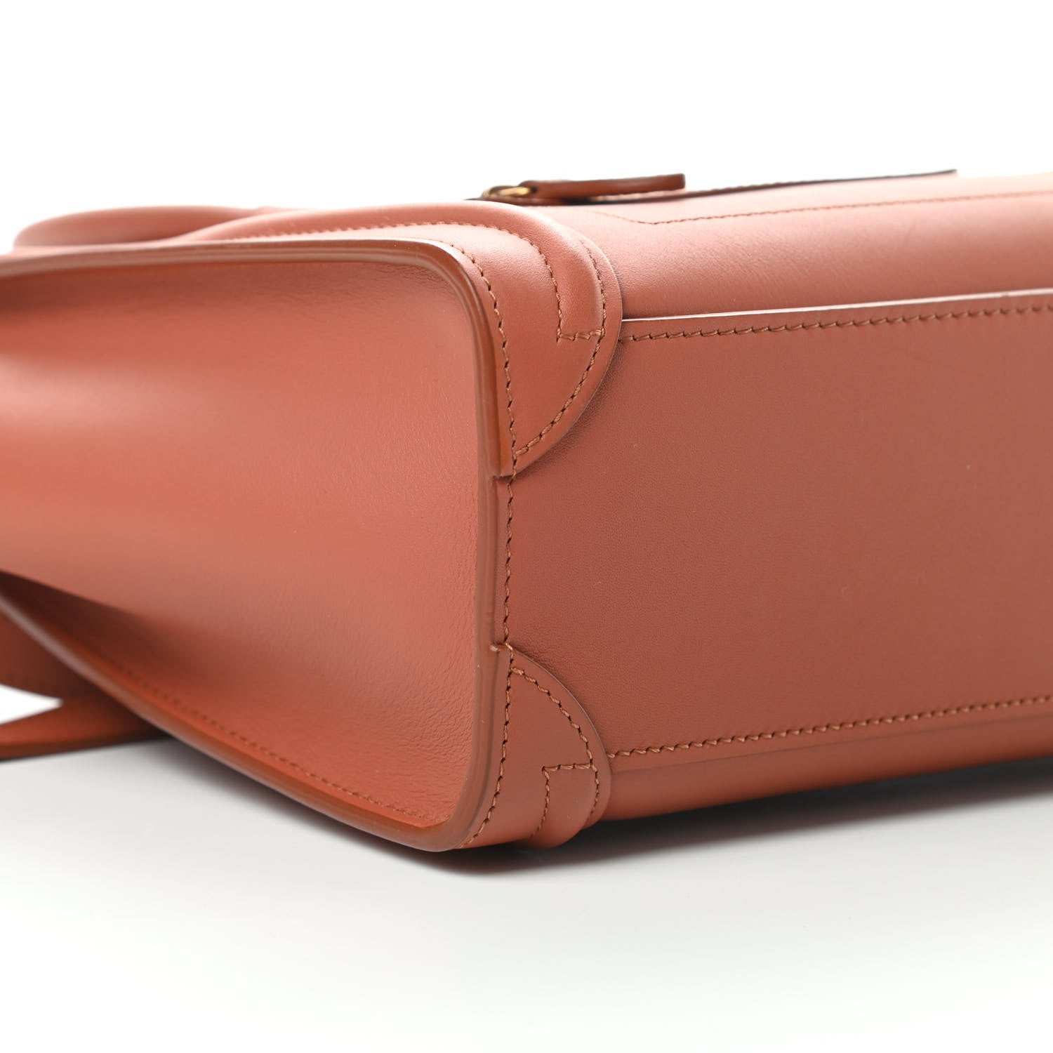 Celine Smooth Calfskin Nano Luggage Terracotta 10 of 12