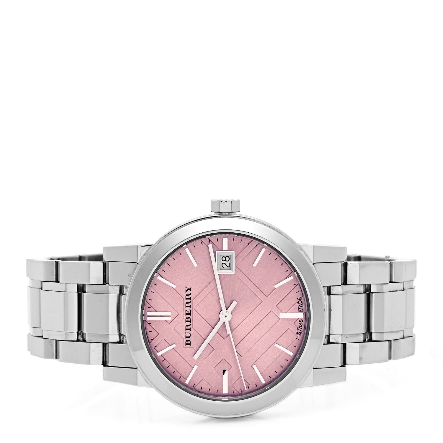 Stainless Steel 34mm The City Quartz Watch Pink BU9124