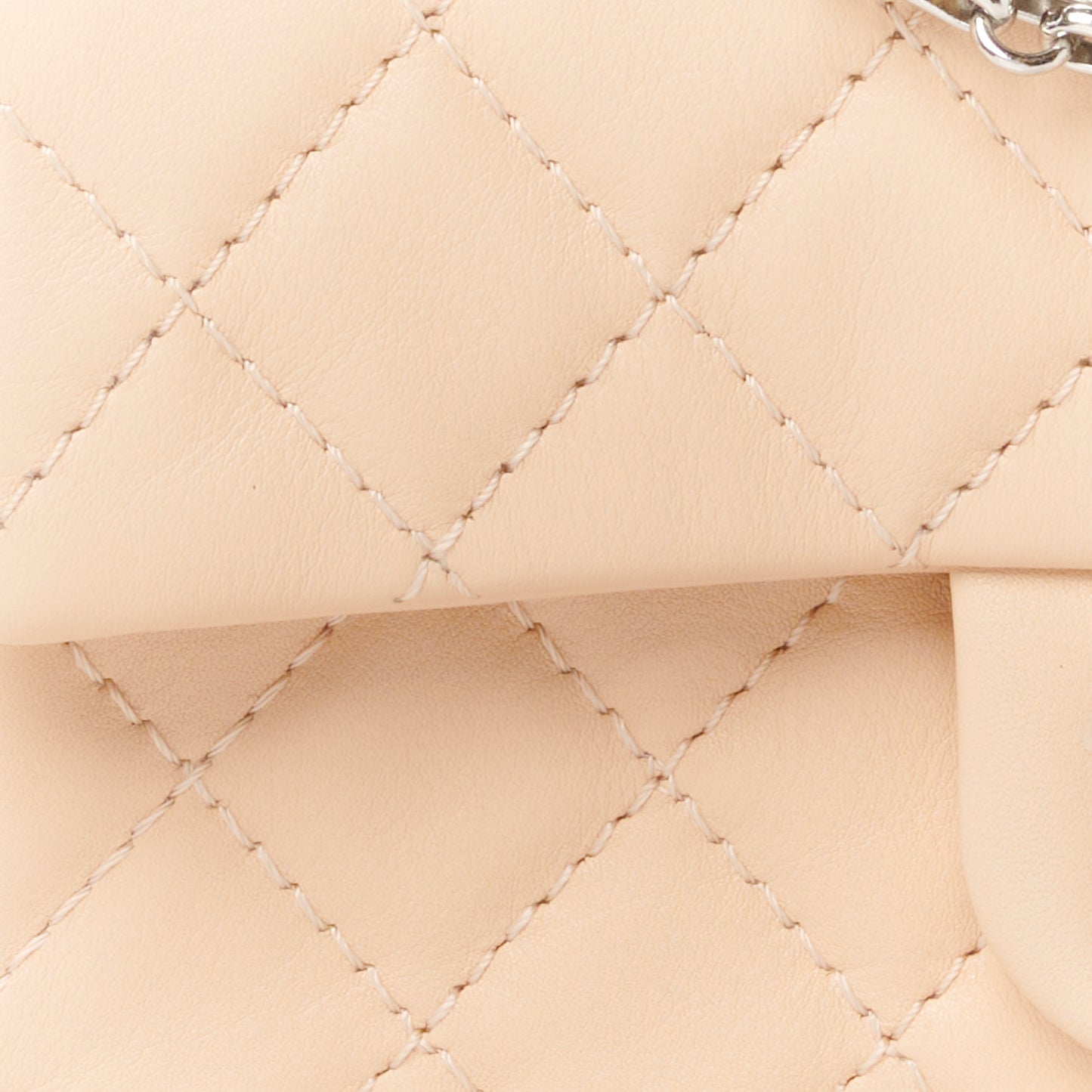 Aged Calfskin Quilted 2.55 Reissue Mini Flap Beige