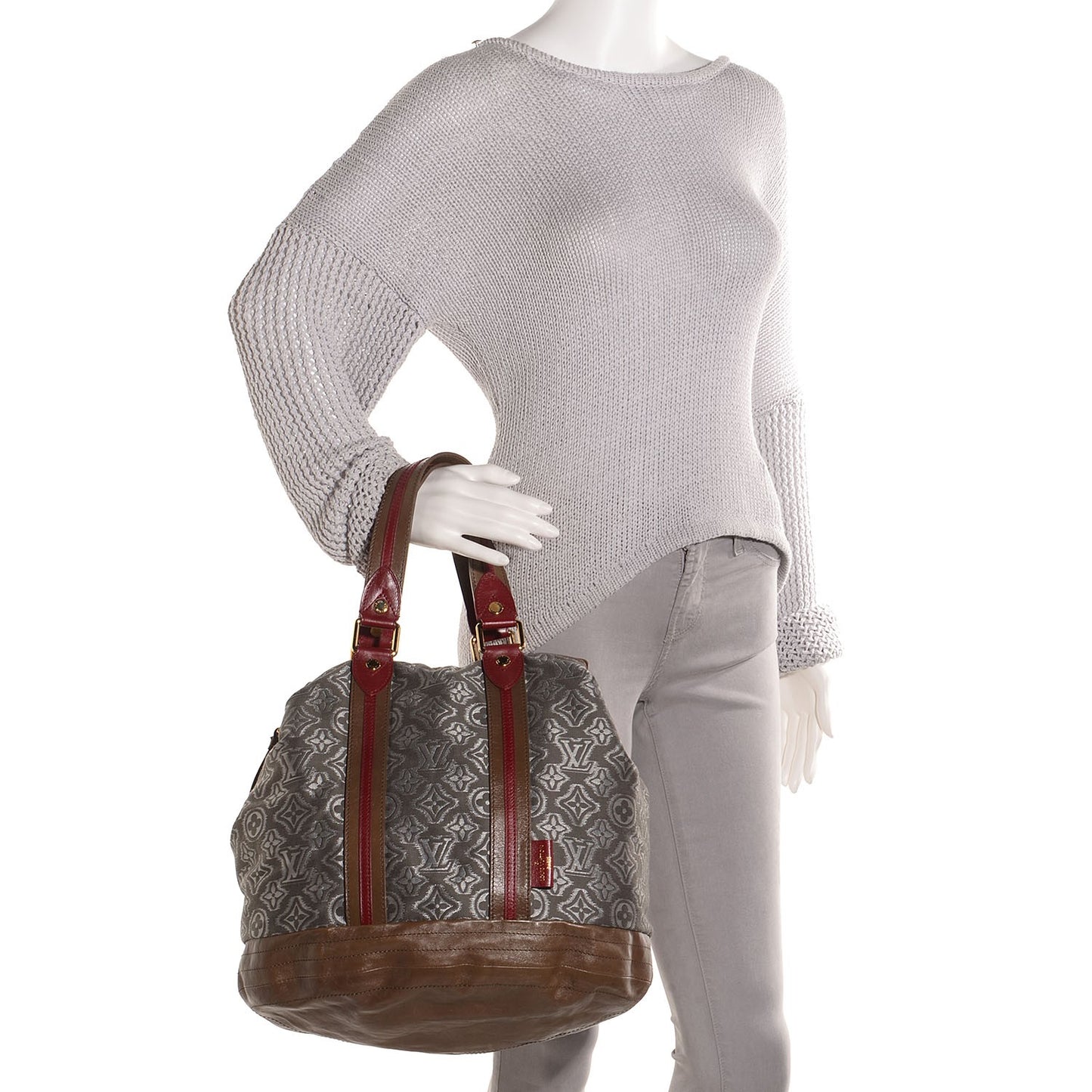 Jacquard Monogram Fabric Aviator Kaki