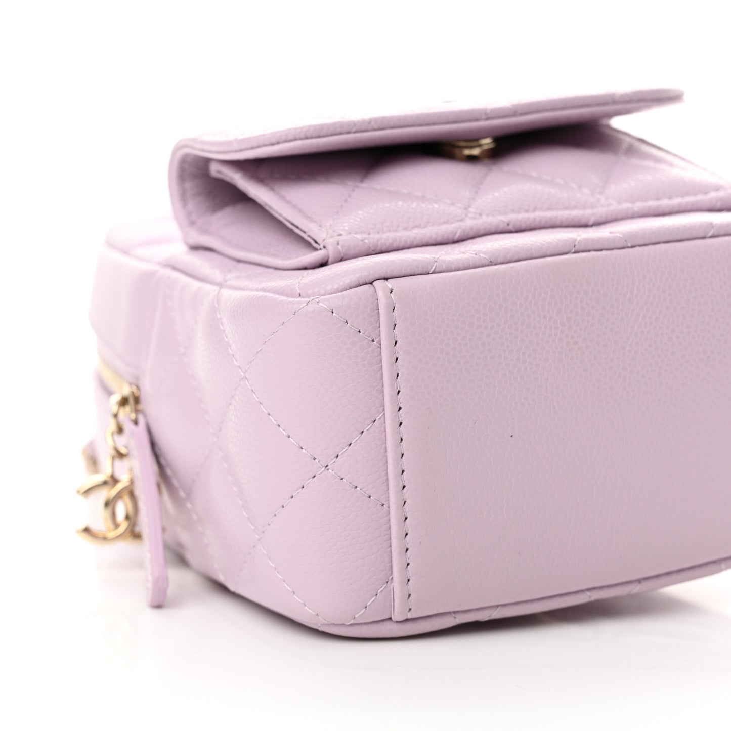 Caviar Quilted CC Mini Classic Backpack Lilac