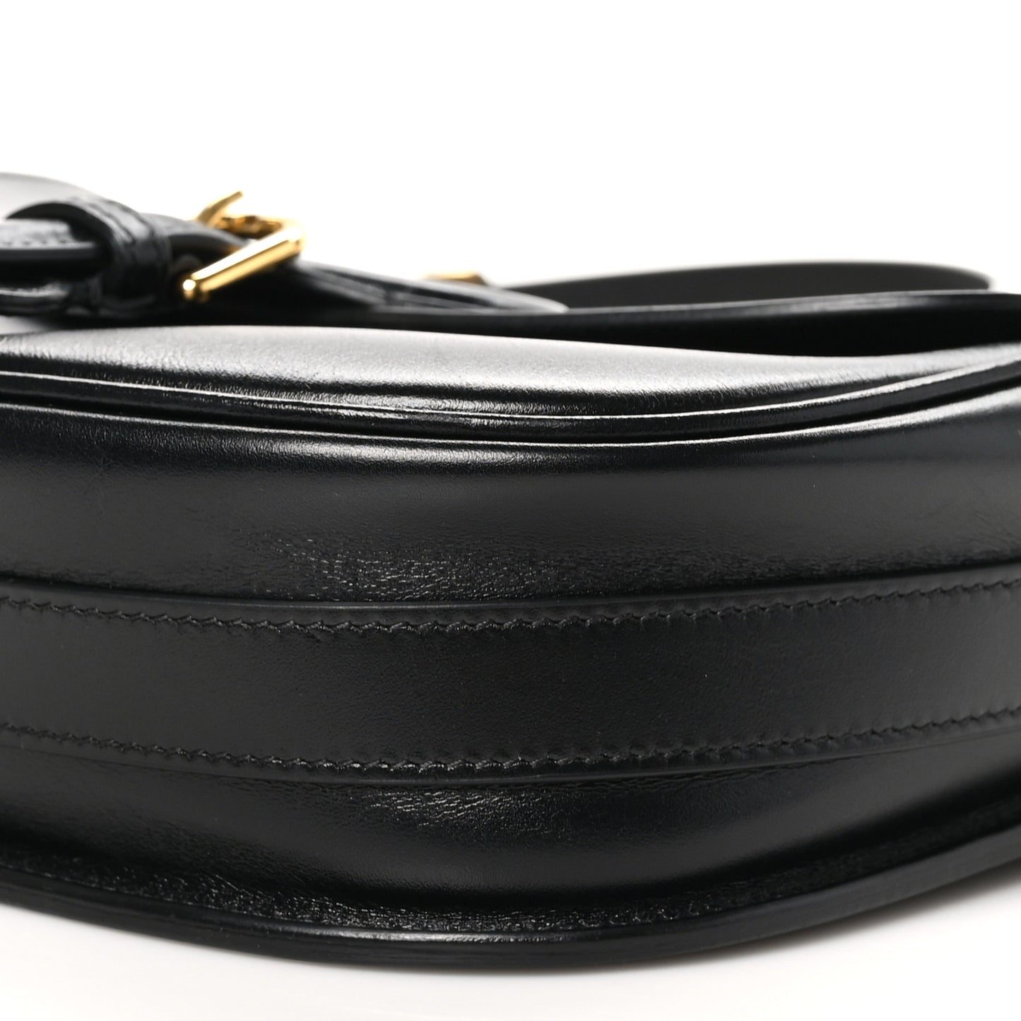 Box Calfskin Medium Bobby Flap Black