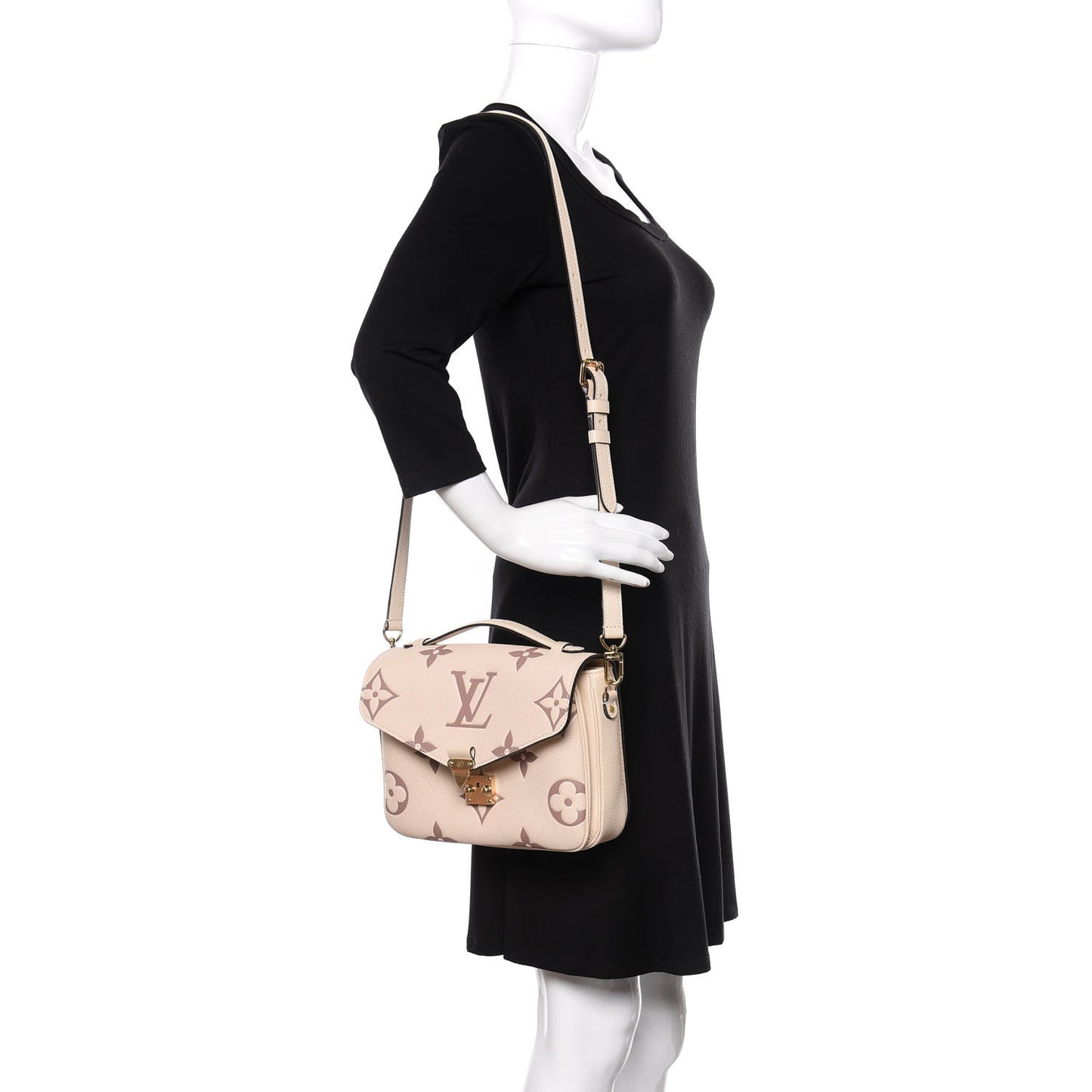 Empreinte Monogram Giant Pochette Metis Creme Bois De Rose