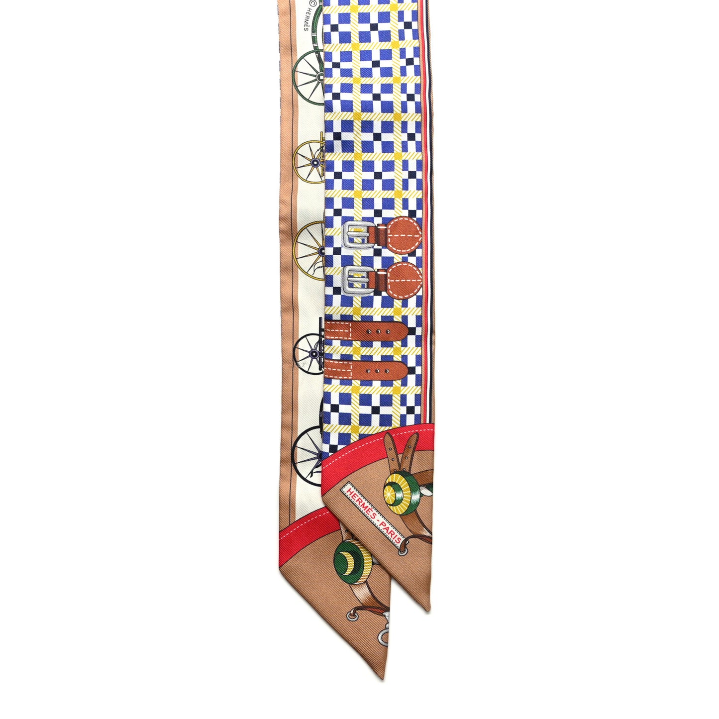 Silk Les Voitures Nouvelle Twilly Bleu Beige Rouge