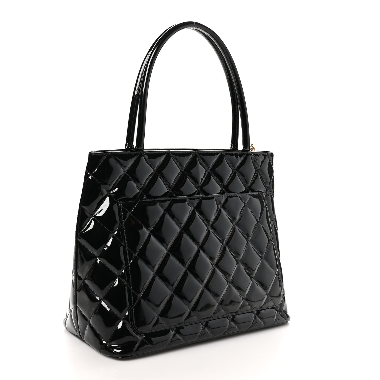 Patent Medallion Tote Black